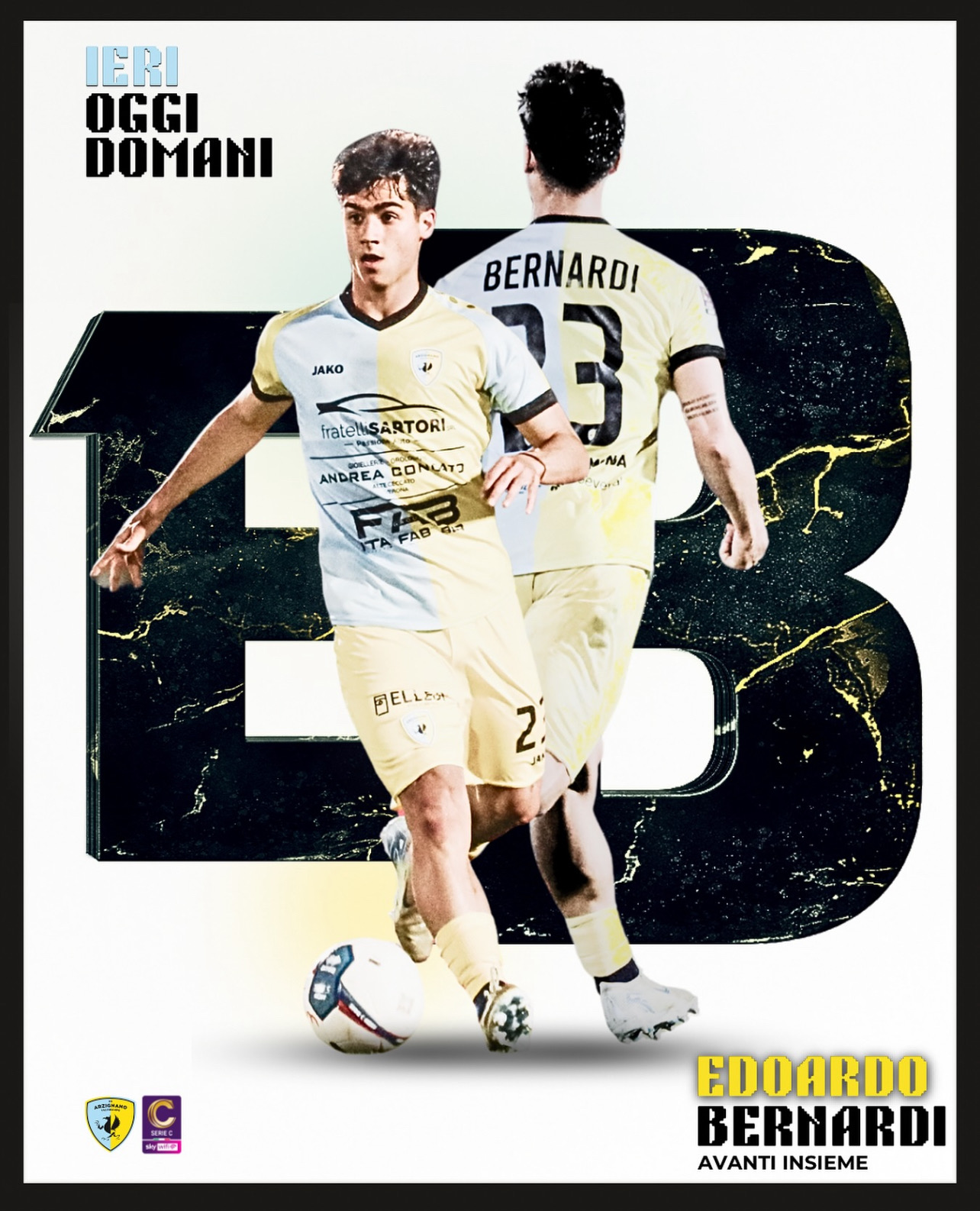 Ufficiale. Hellas Verona, ceduto Bernardi a titolo definitivo all’FC Arzignano Valchiampo