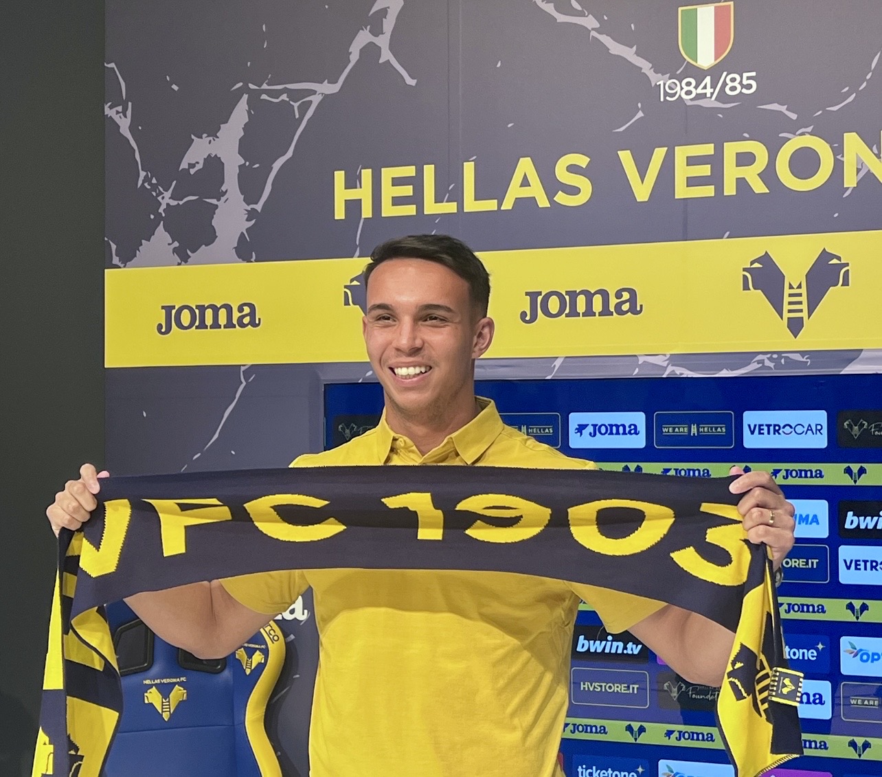 Giovane: “Grazie a Dio il sogno si è realizzato. La mia aspettativa è quella di fare un grande campionato”