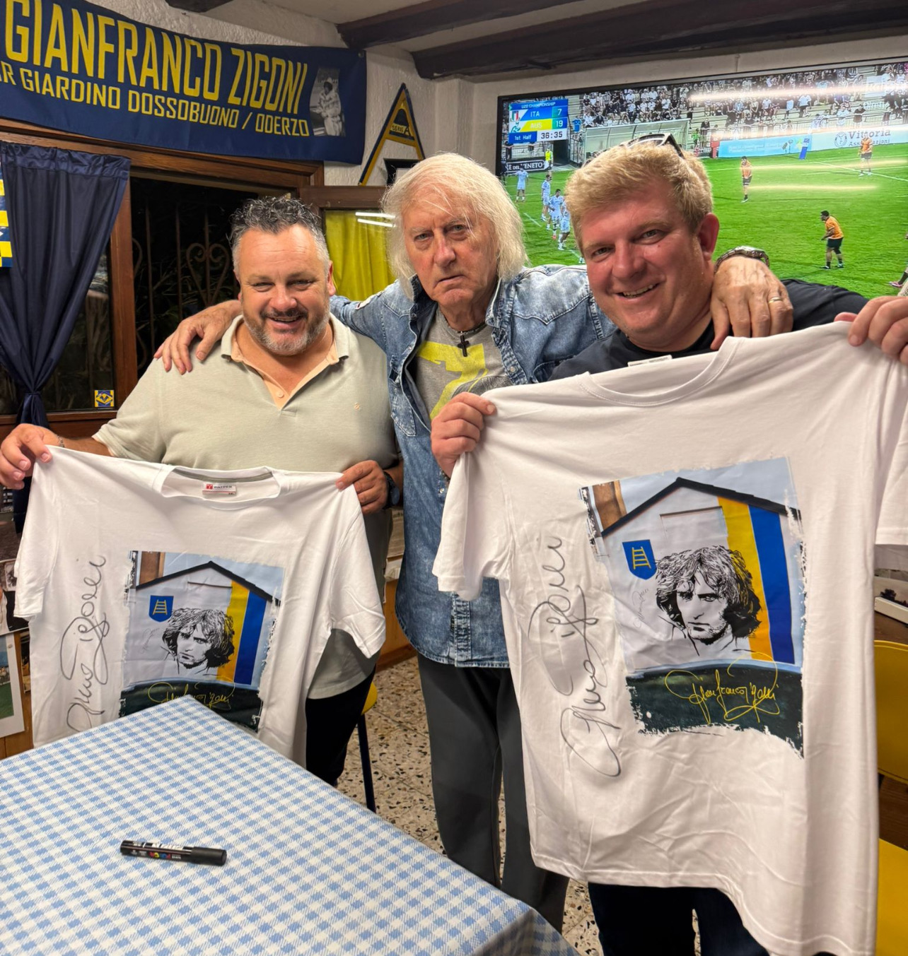 Il Calcio Club Balconi Gialloblù incontra Gianfranco Zigoni a Oderzo