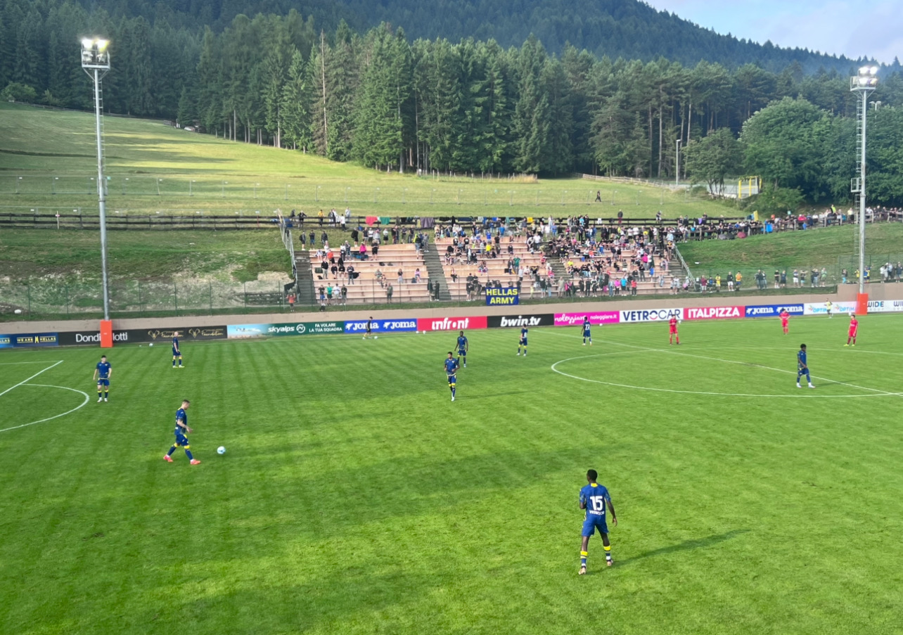 Hellas Verona-Top 22 Dilettanti Verona, la formazione dei gialloblù nel secondo tempo