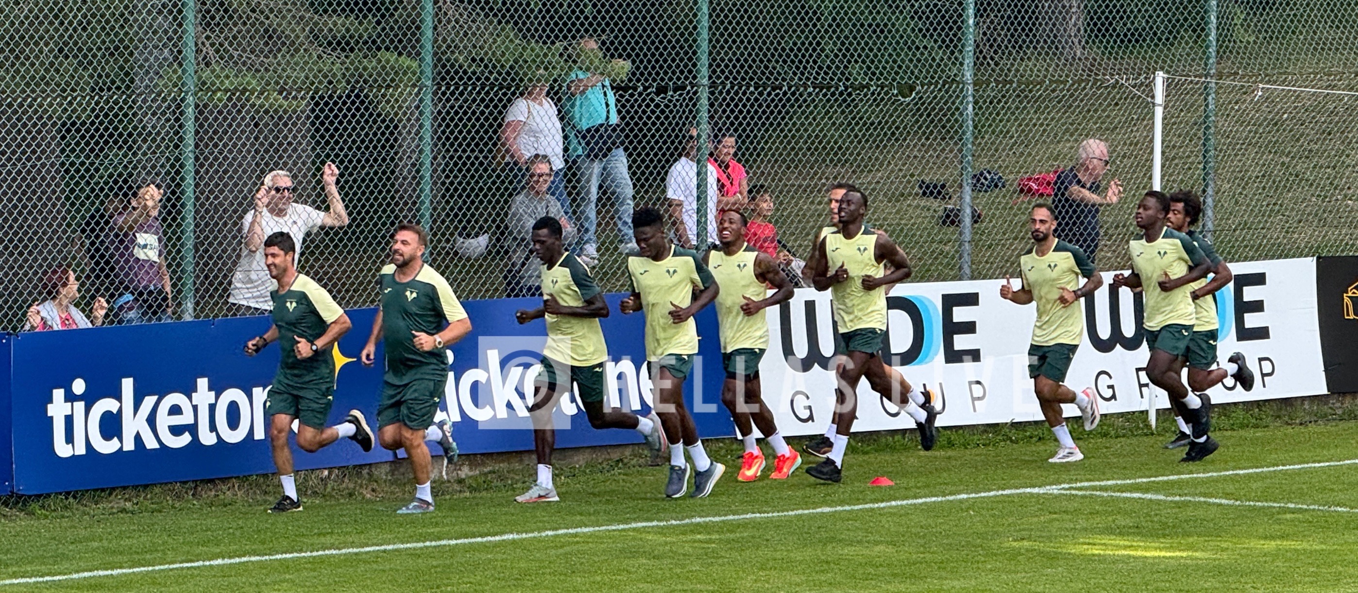 Folgaria 2025, Hellas Verona: Zanetti guida il gruppo gialloblù