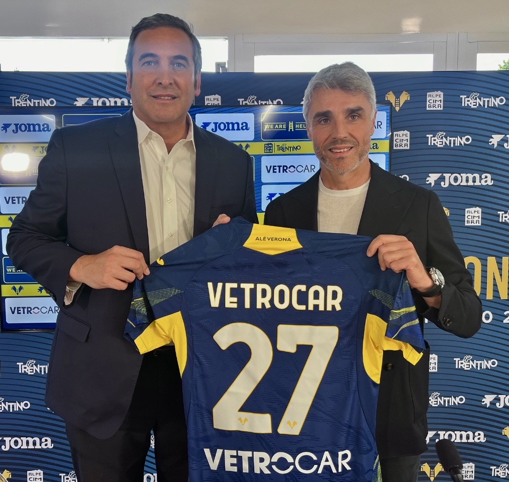 Hellas Verona e VetroCar insieme sino al 2027