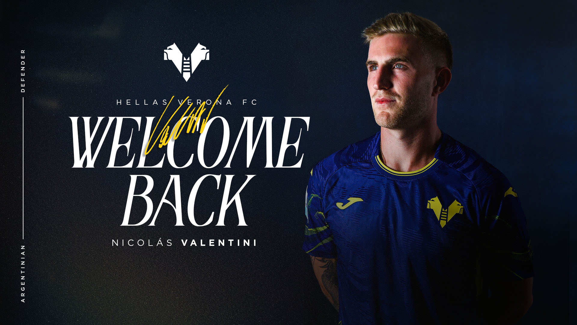 UFFICIALE. Hellas Verona, Nicolas Valentini in prestito con opzione di riscatto