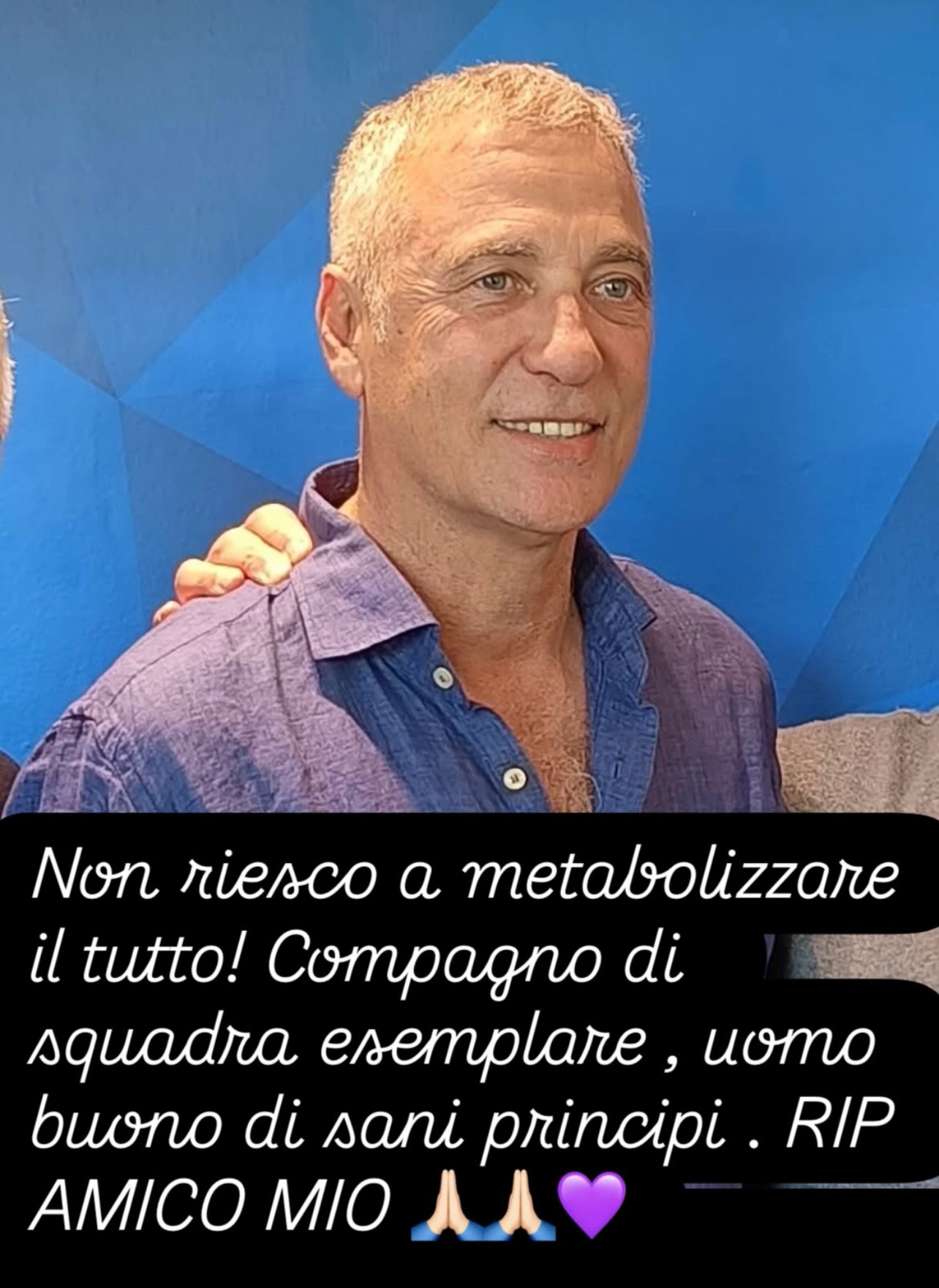 Scomparsa Celeste Pin, il dolore di Antonio Di Gennaro