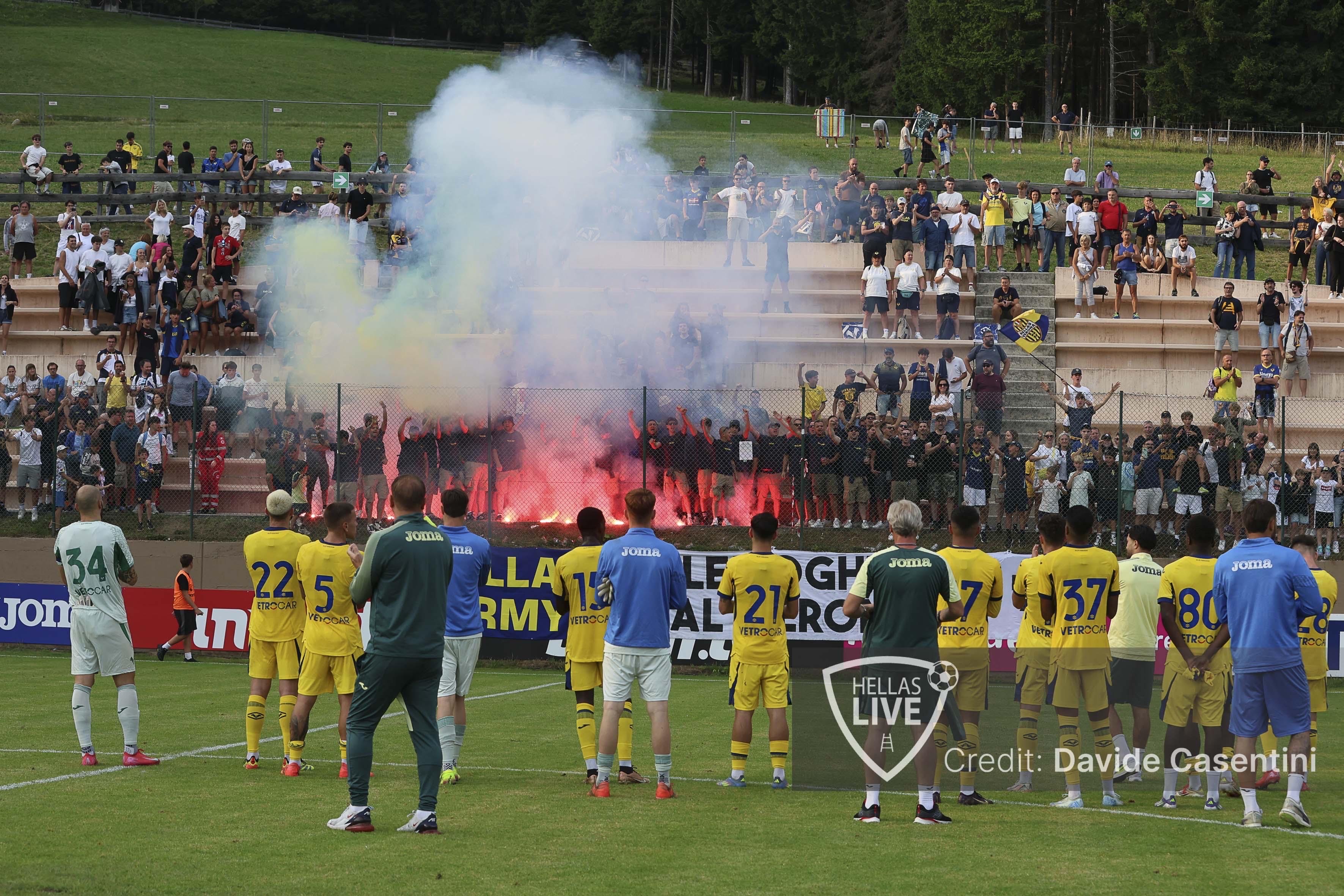Folgaria 2025, ore 17:30 amichevole Hellas Verona-Virtus Verona