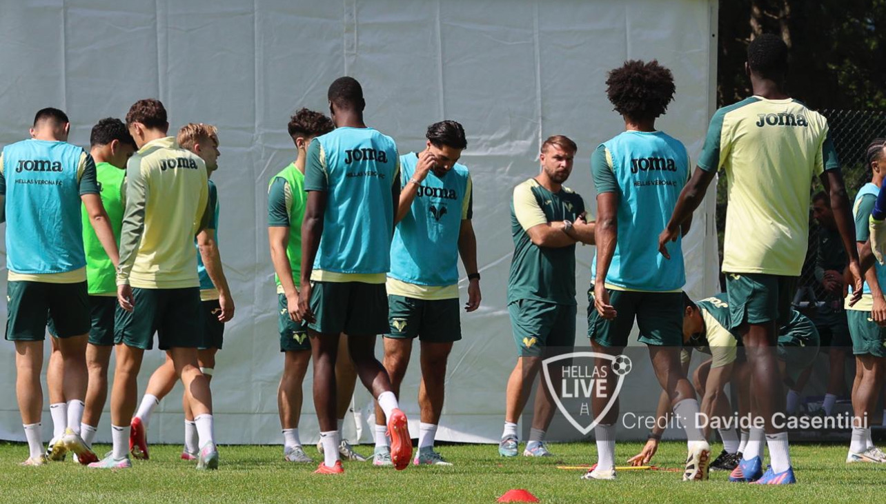 Hellas Verona, allenamento questo pomeriggio