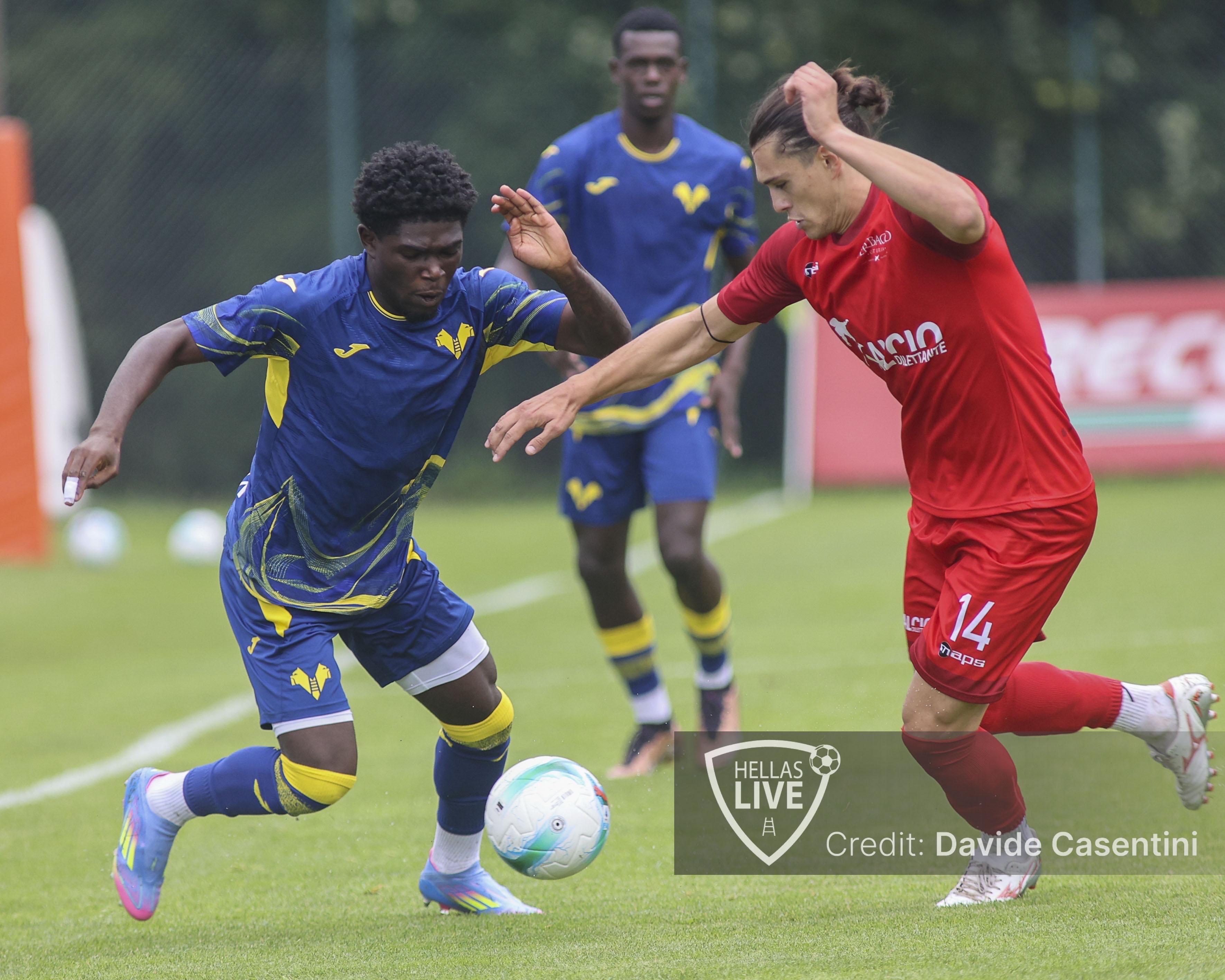 Hellas Verona, Inter Under 23 su Agbonifo