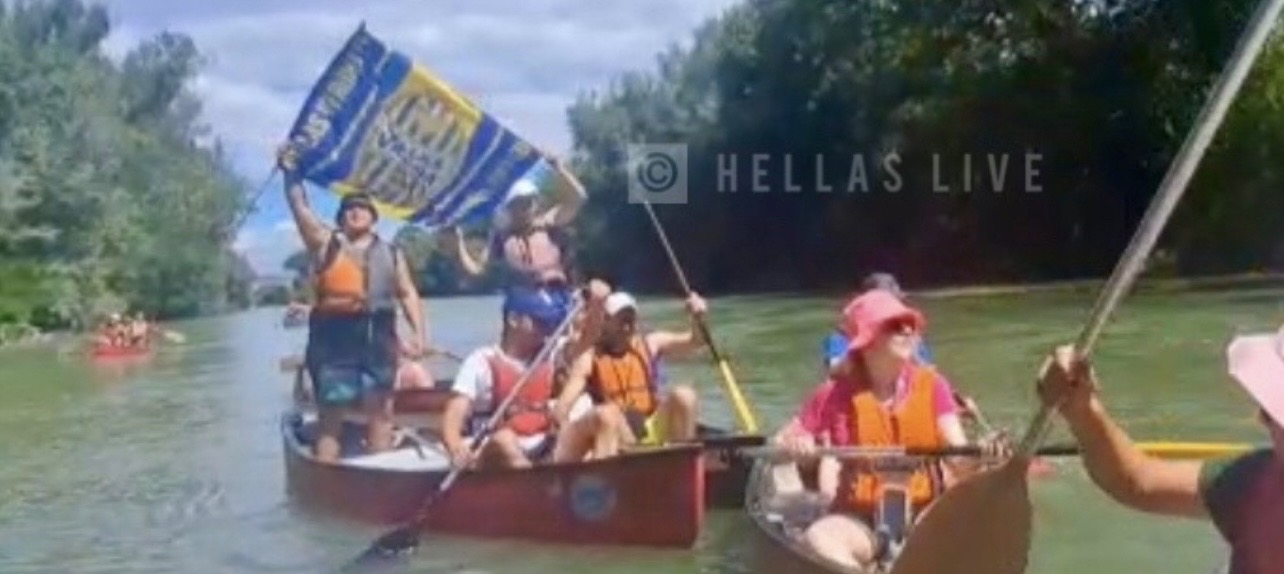 Giubileo 2025, in canoa. Con l’Hellas Verona nel cuore