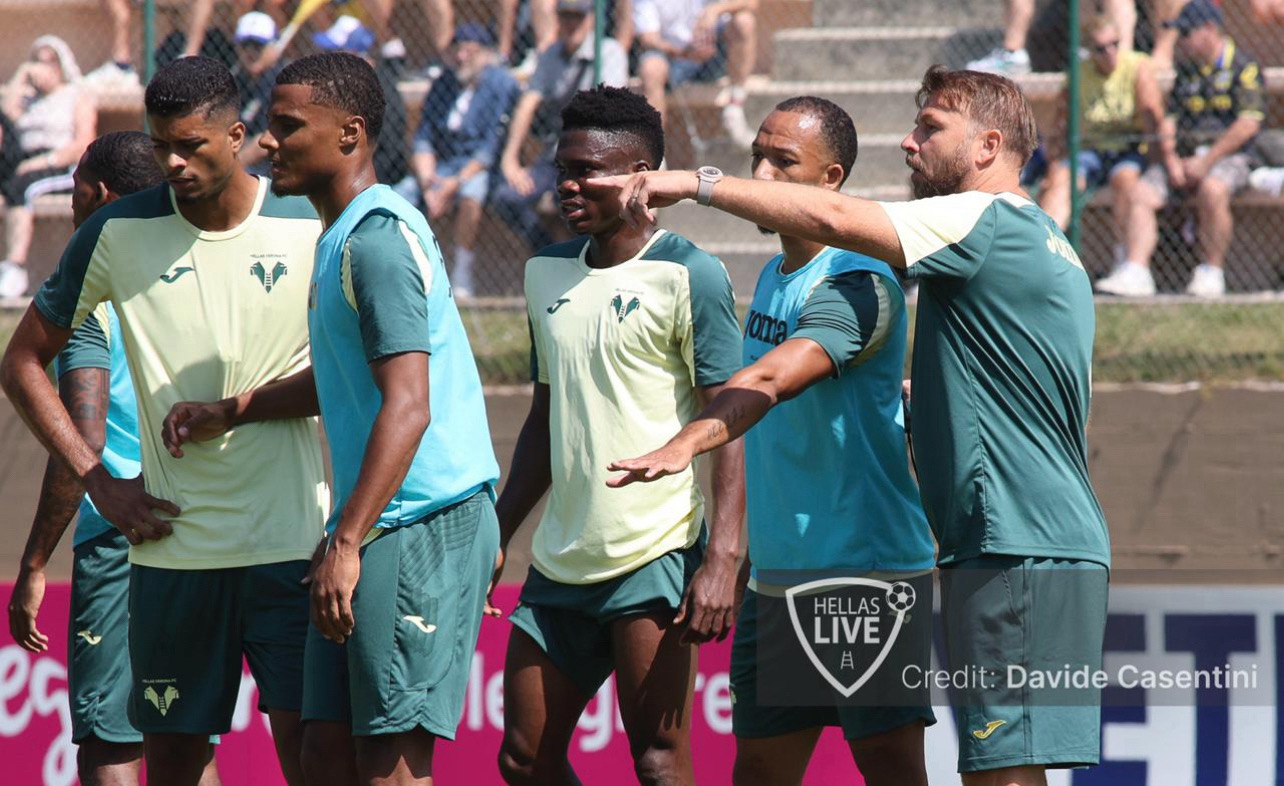 Hellas Verona, allenamento per i gialloblù