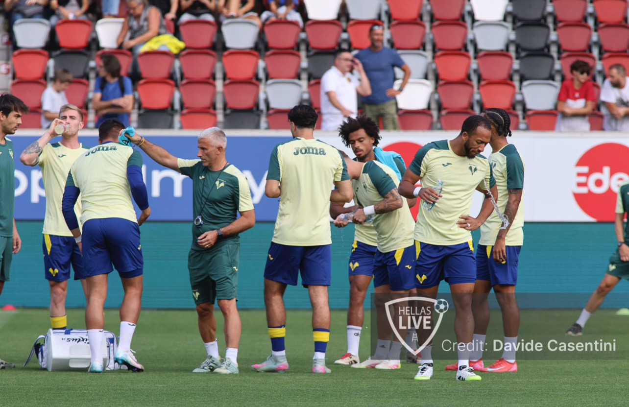 Hellas Verona, allenamento questo pomeriggio