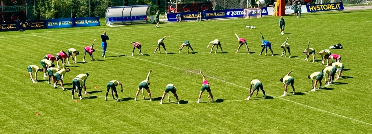 Hellas Verona, allenamento questa mattina