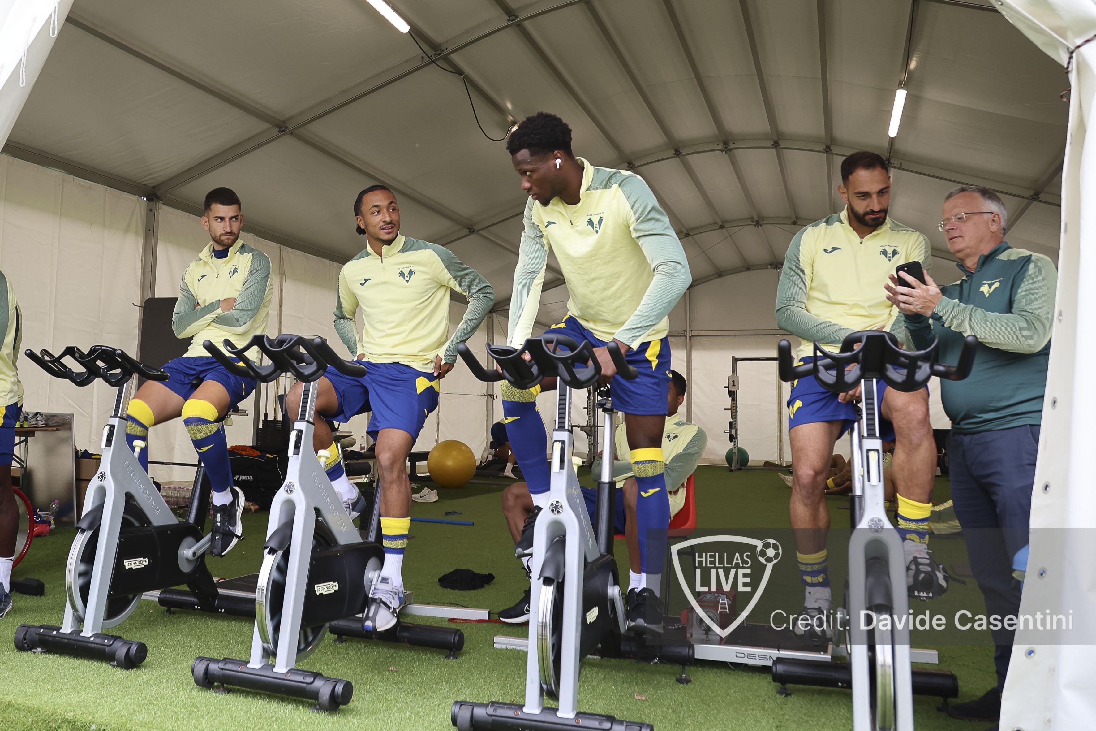 Hellas Verona, allenamento questa mattina