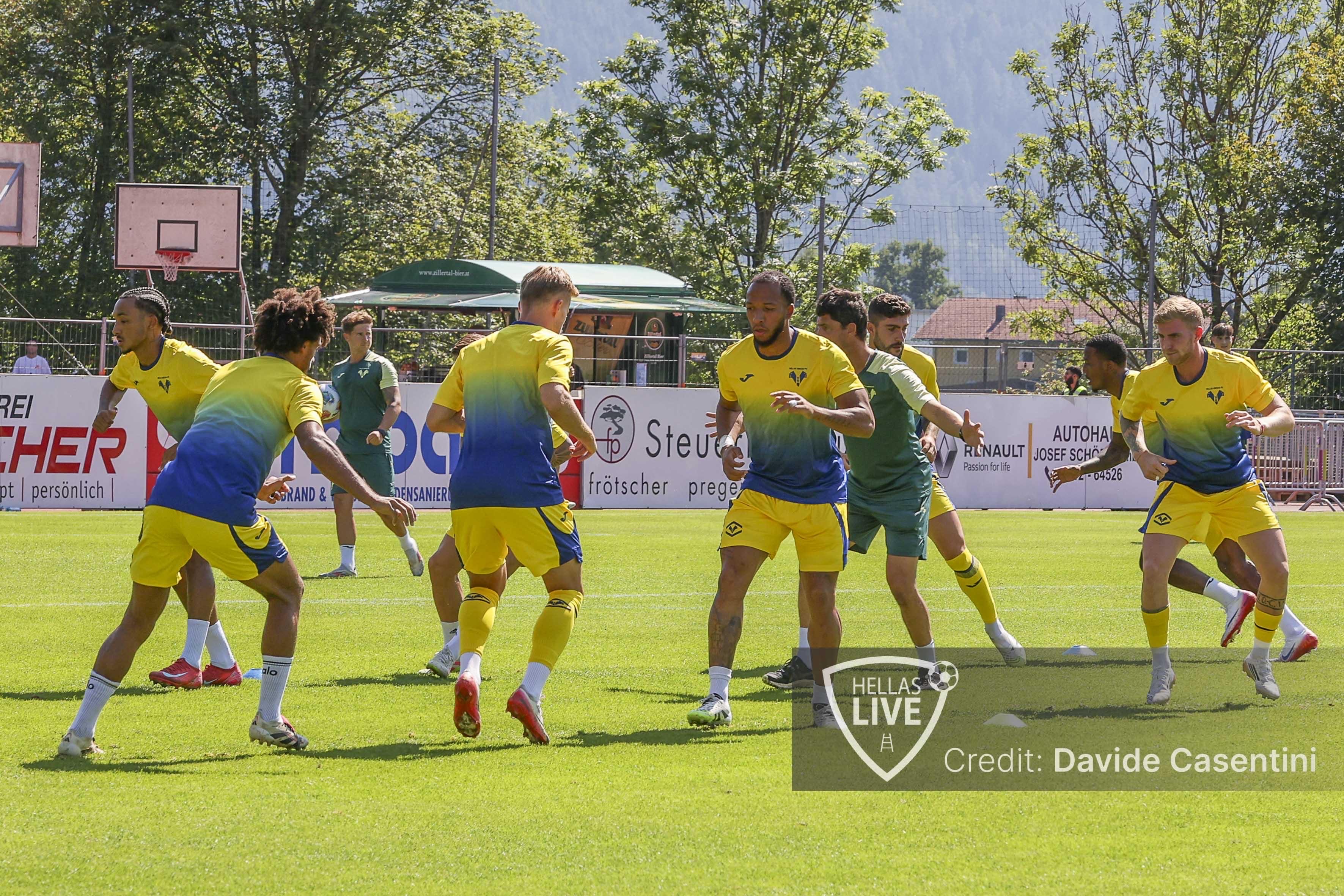 Hellas Verona, allenamento questa mattina