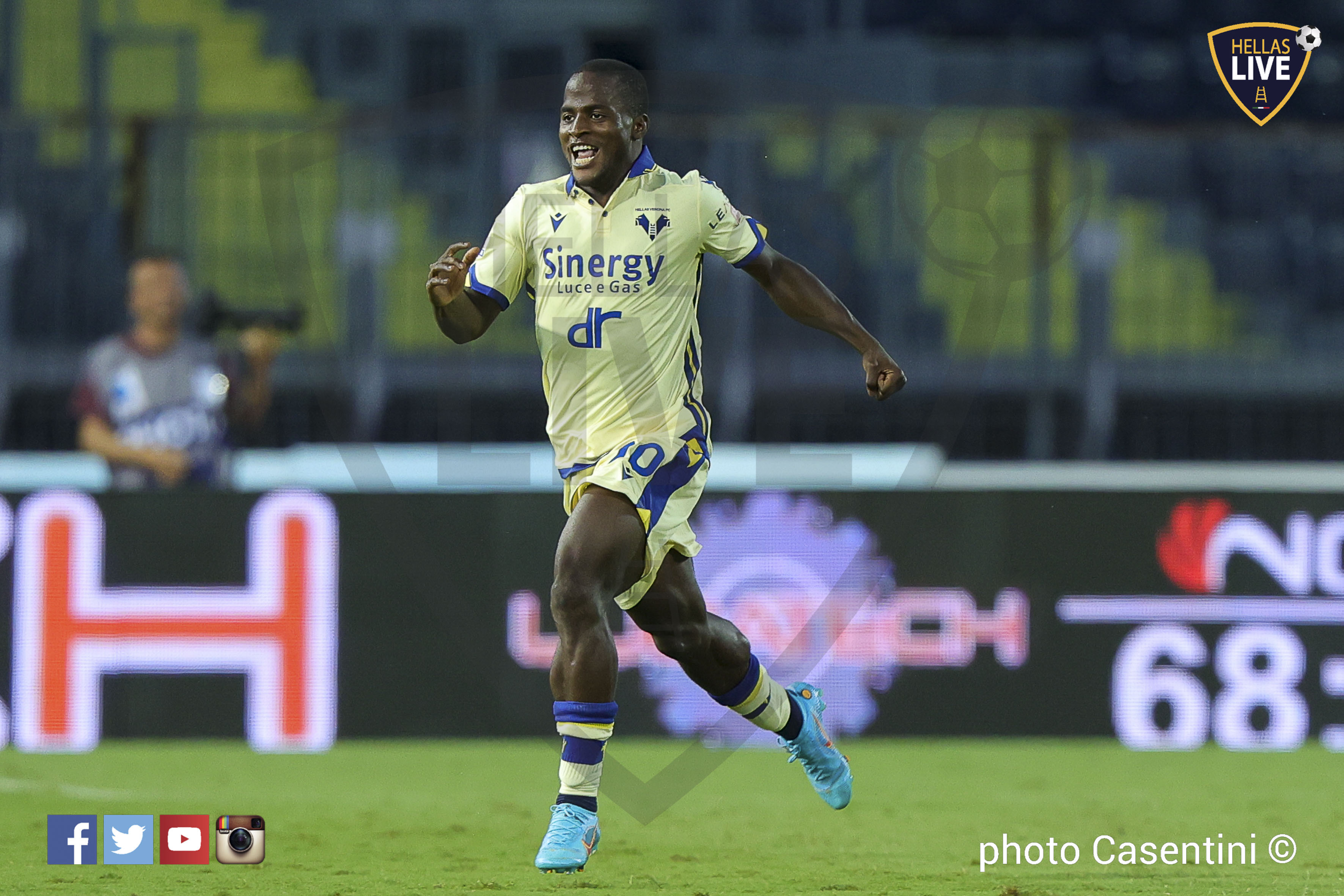 UFFICIALE. Hellas Verona, Kallon a titolo definitivo alla Casertana