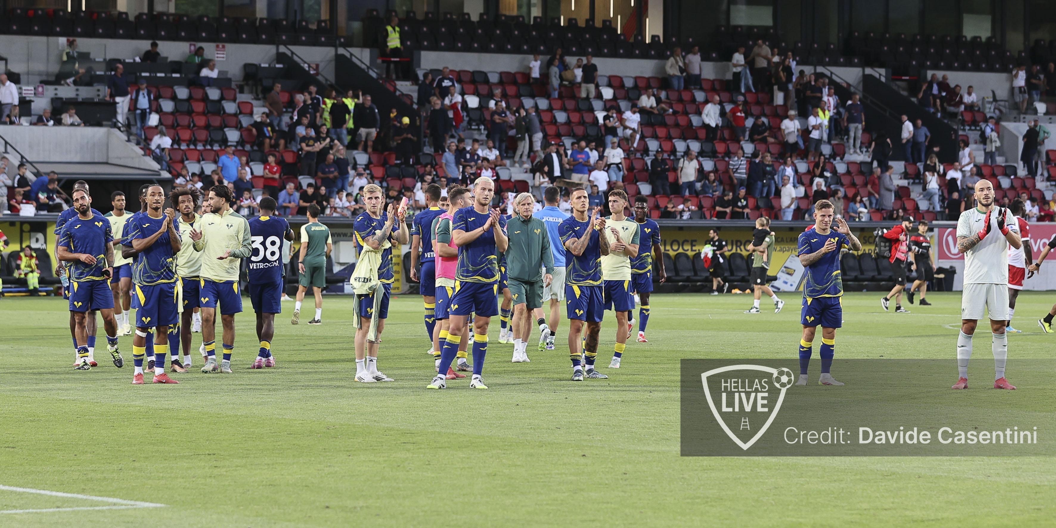 Hellas Verona, rifinitura per i gialloblù e partenza per la Puglia