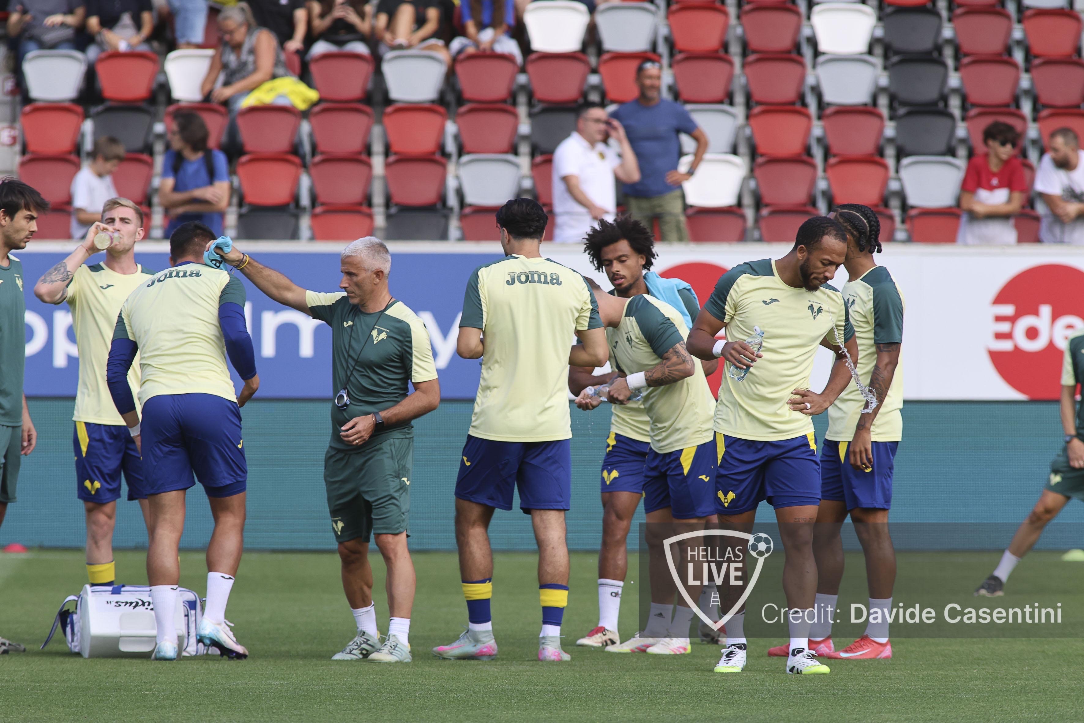 Hellas Verona, allenamento questa mattina