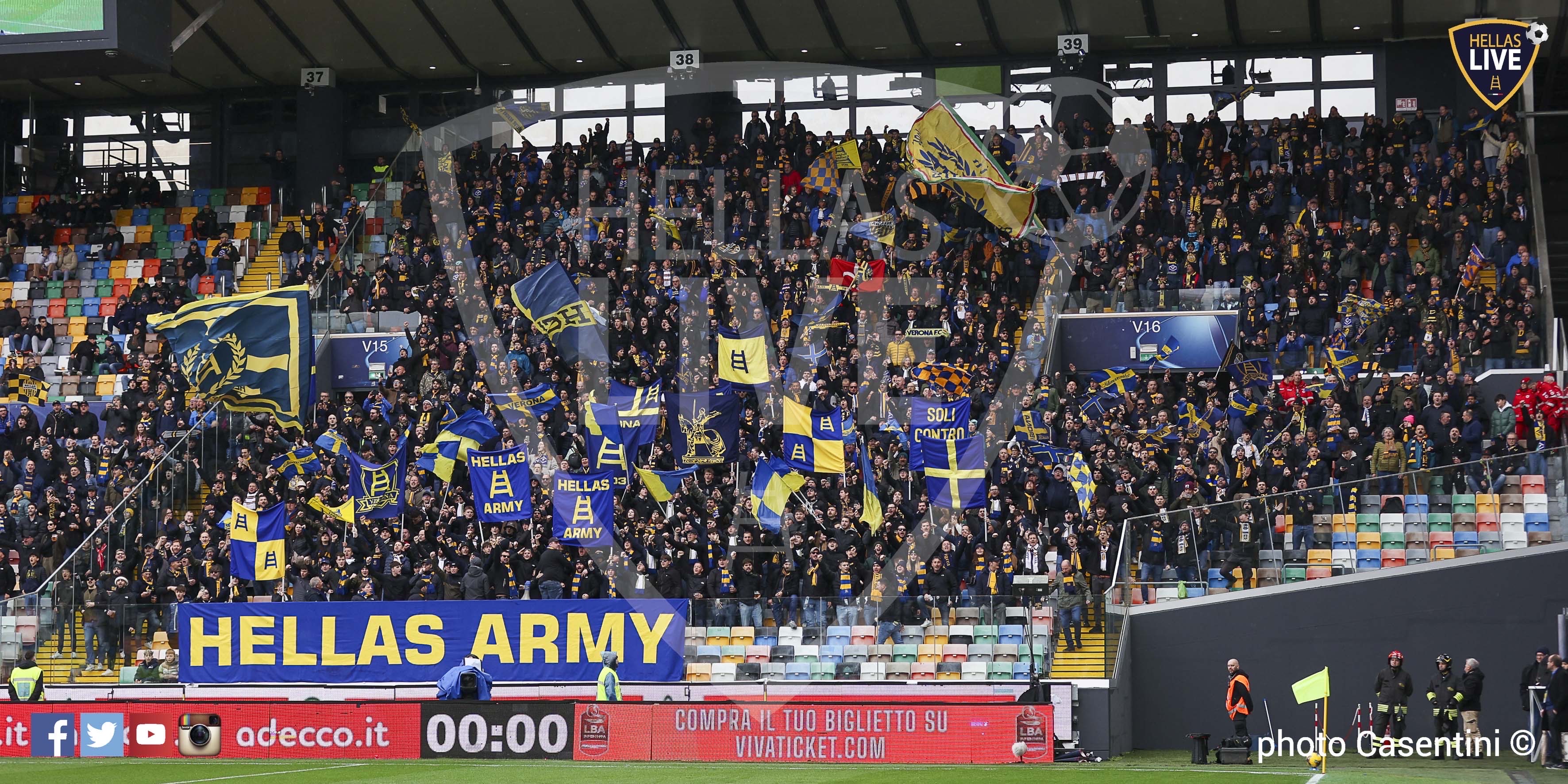 Udinese-Hellas Verona, info biglietti Settore Ospiti