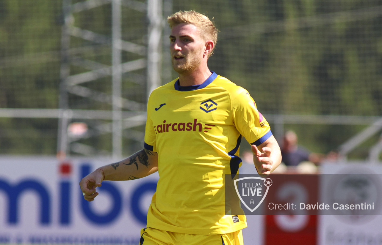 Hellas Verona, lesione di secondo grado del bicipite femorale sinistro per Valentini