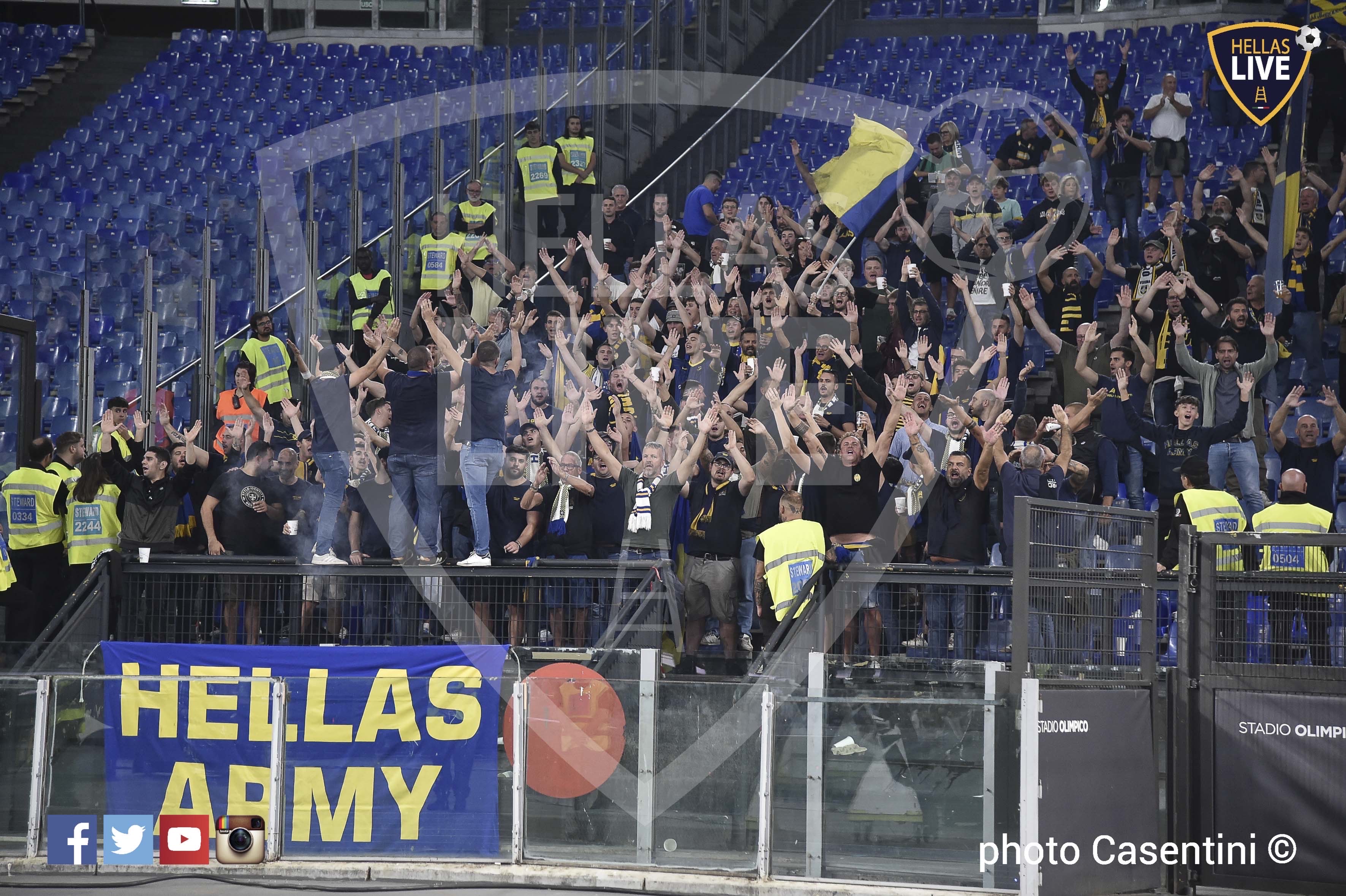 Lazio-Hellas Verona, info biglietti Settore Ospiti