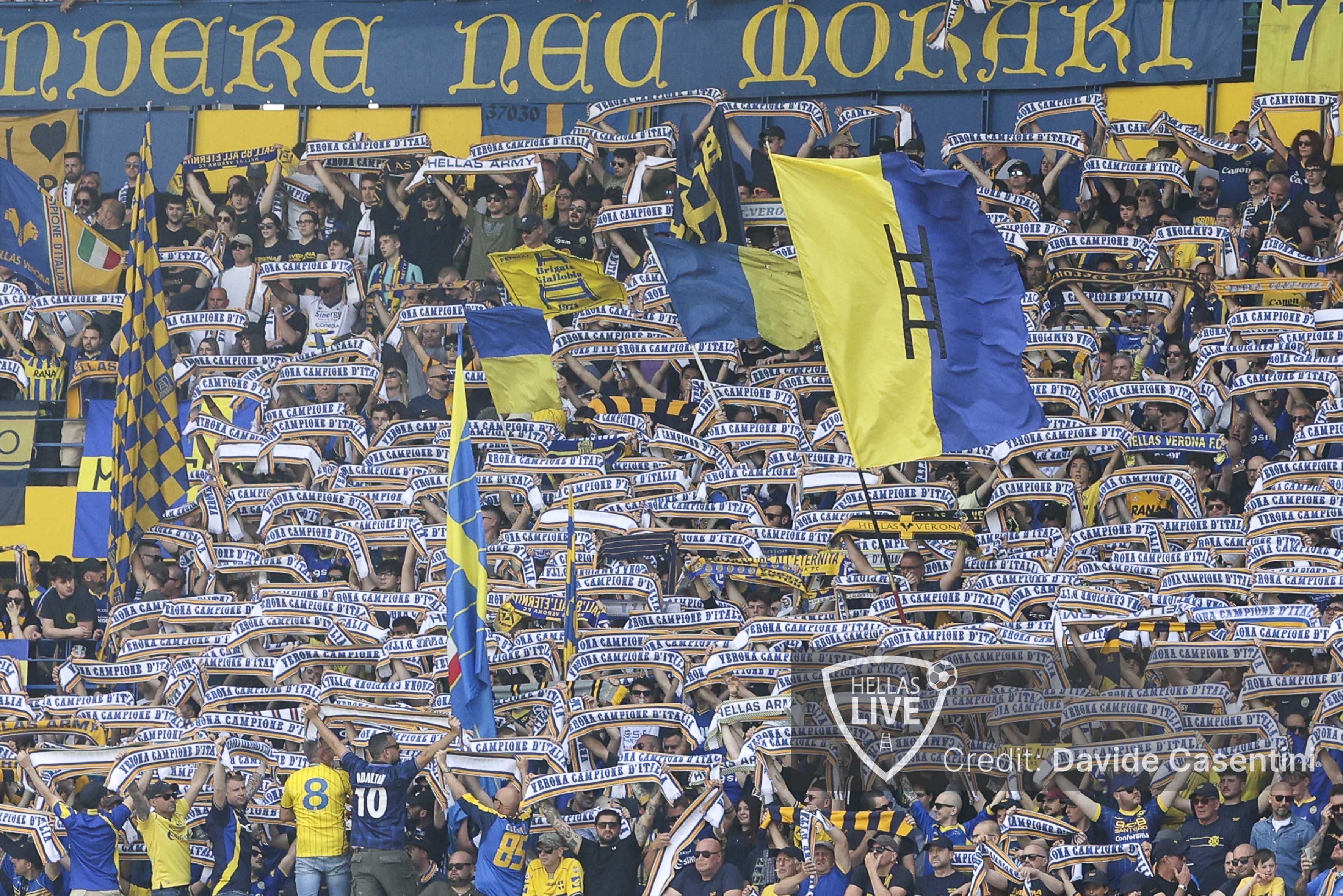 Forza Verona, avanti Hellas Army! L’invito ai tifosi gialloblù
