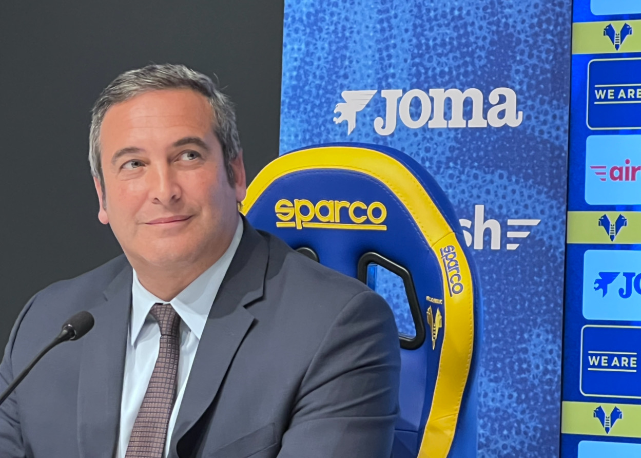 Hellas Verona, Zanzi: “Aircash condivide come noi la passione per il tifoso ed il consumatore. Sará l’unico main sponsor”