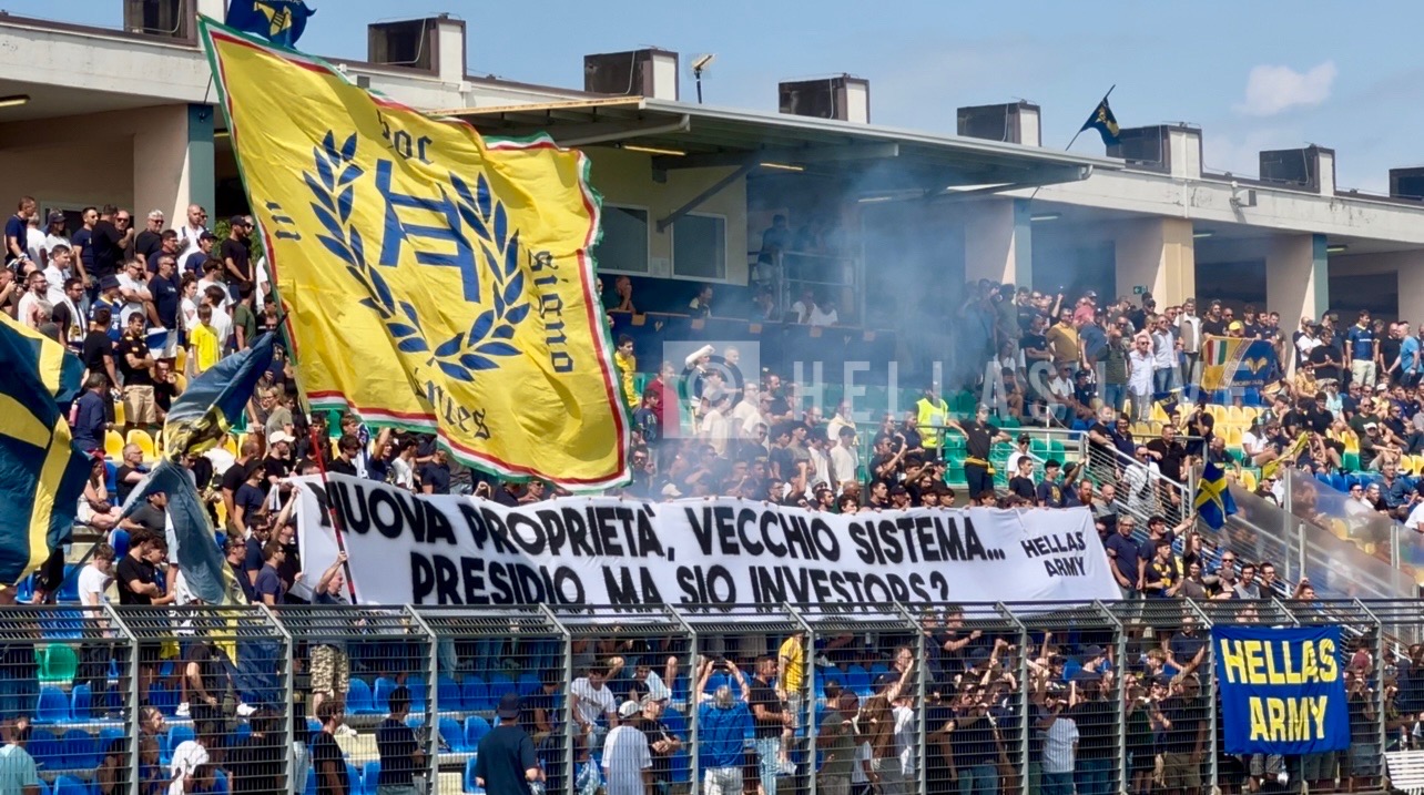 Nuova proprietà, vecchio sistema… Presidio, ma sio Investors? Hellas Army