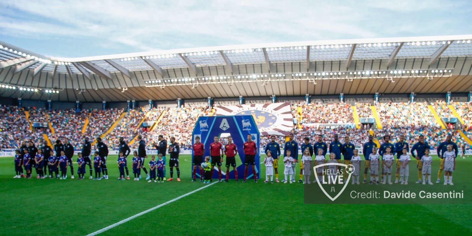 Fine primo tempo, Udinese-Hellas Verona 0-0