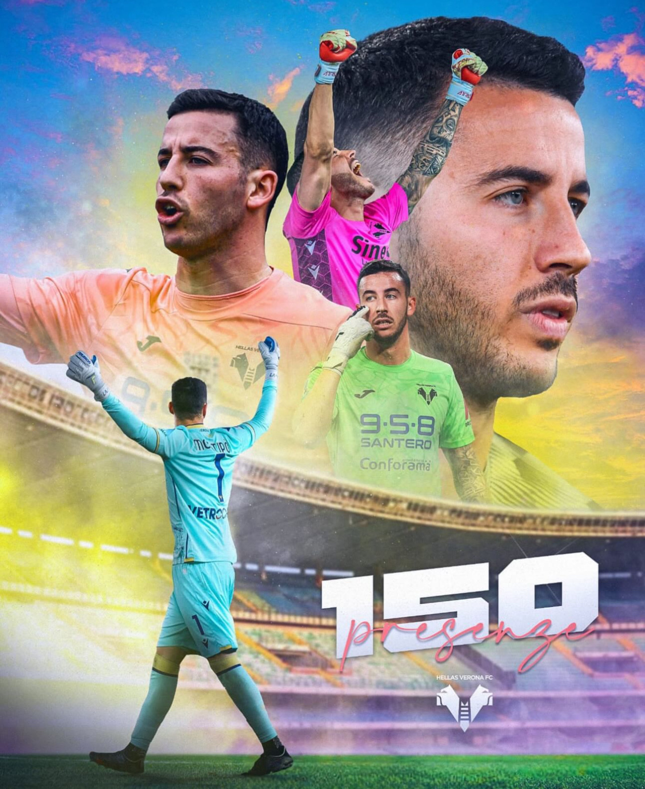 Hellas Verona, 150ª presenza in gialloblù per Montipò