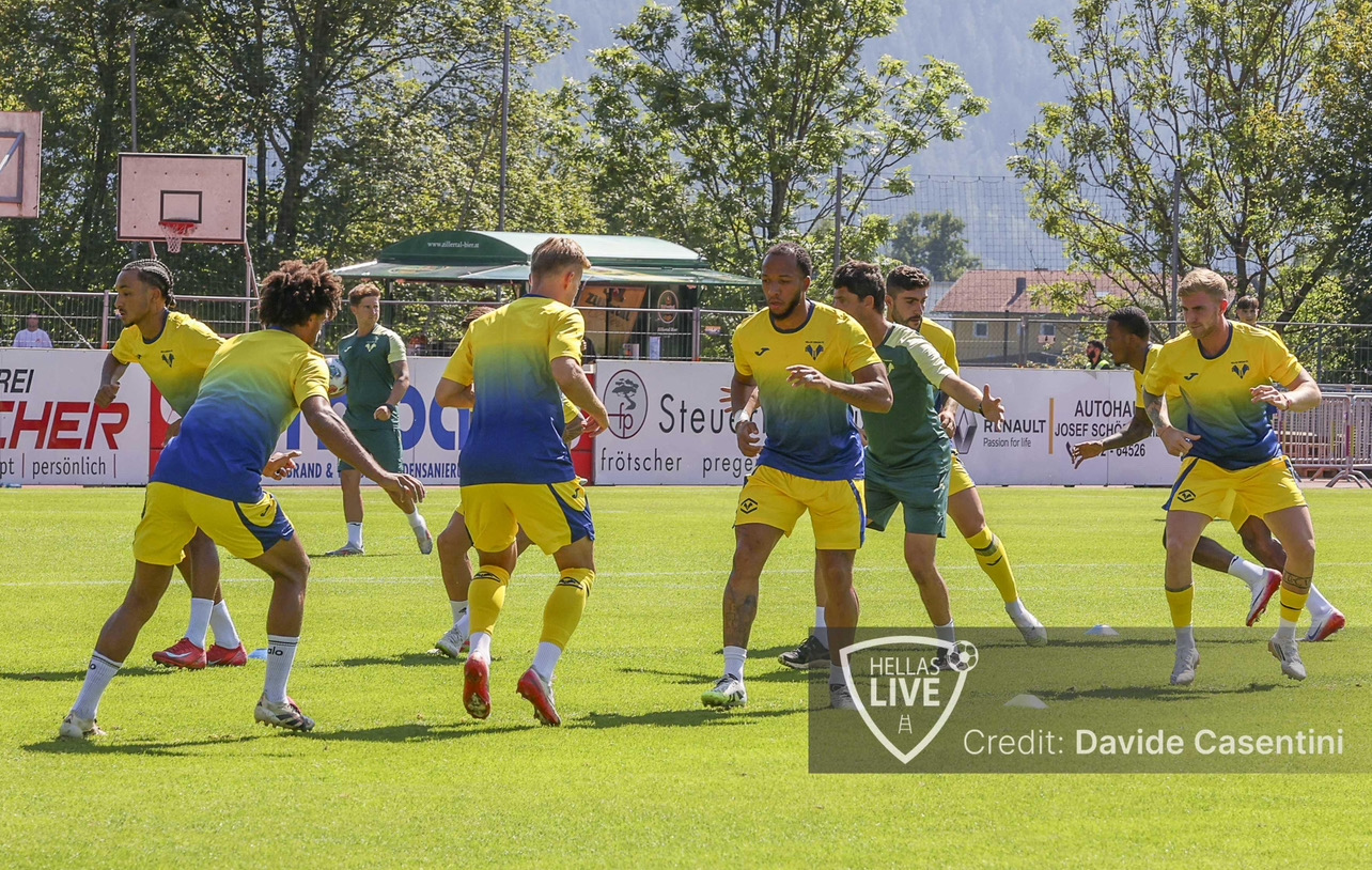 Hellas Verona, allenamento questa mattina