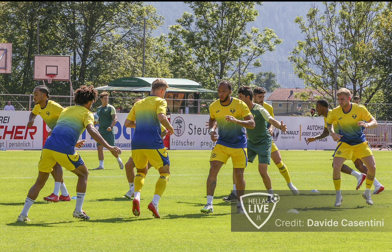 Hellas Verona, rifinitura per i gialloblù e partenza per Roma