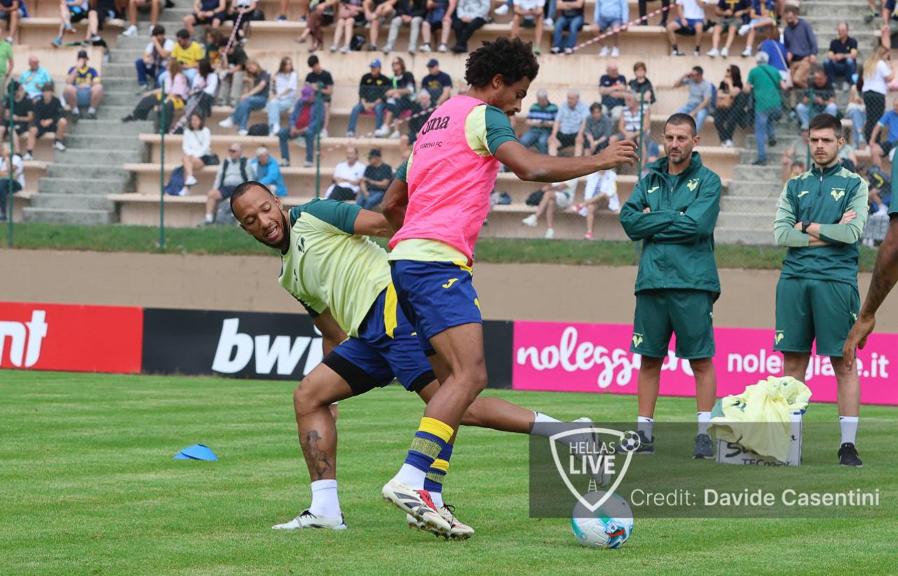 Hellas Verona, allenamento questa mattina