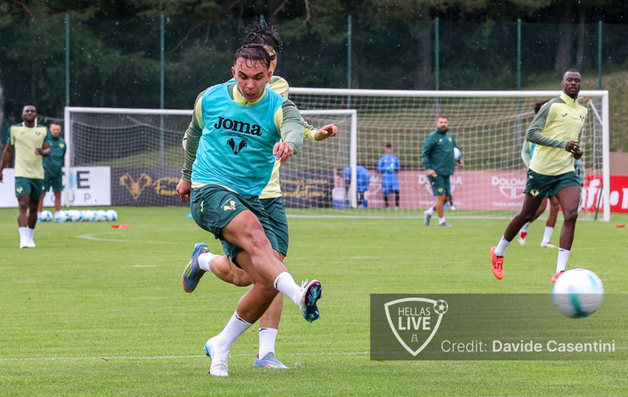 Hellas Verona, allenamento per i gialloblù