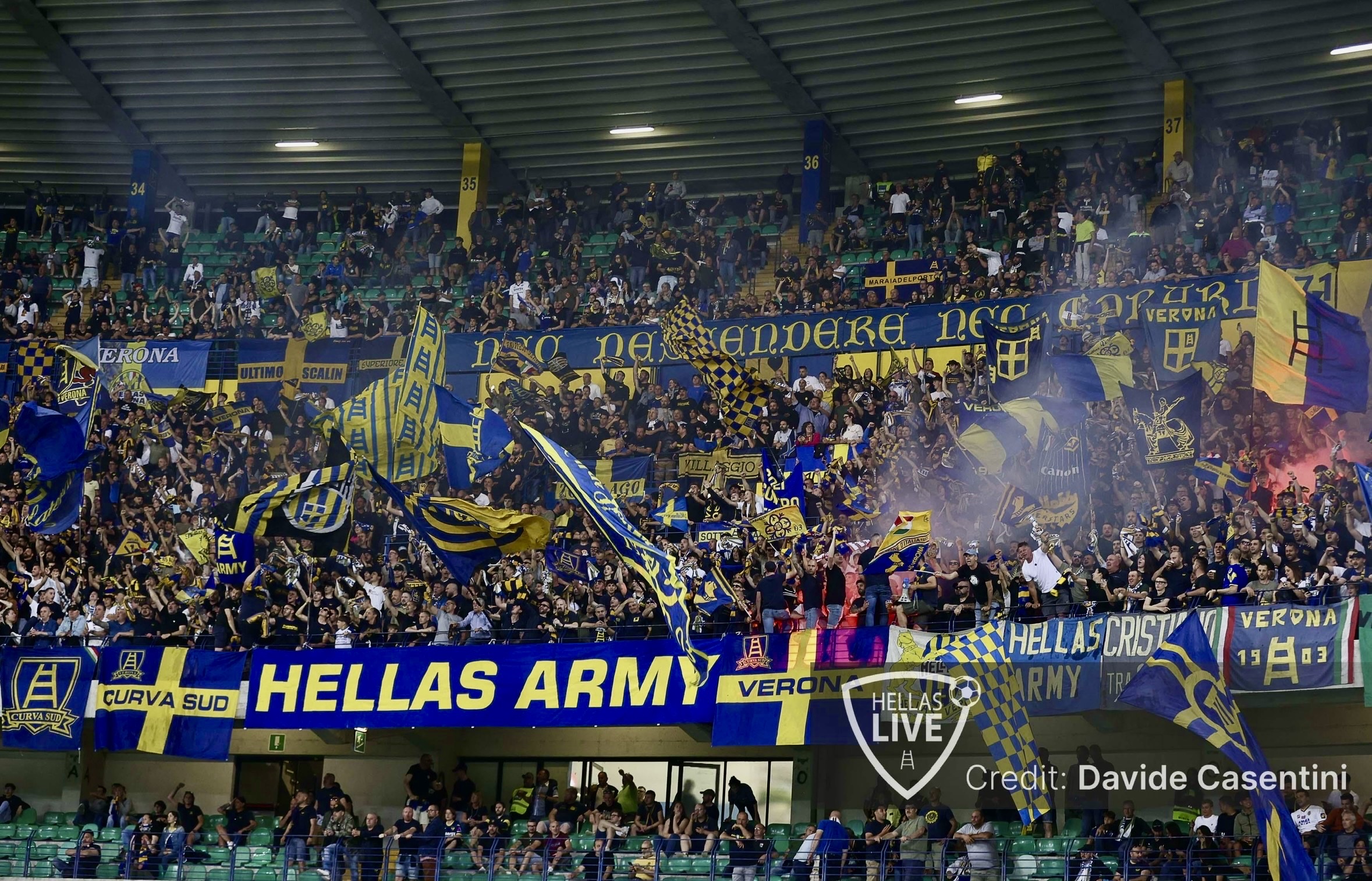 Hellas Verona, tre partite consecutive al Bentegodi