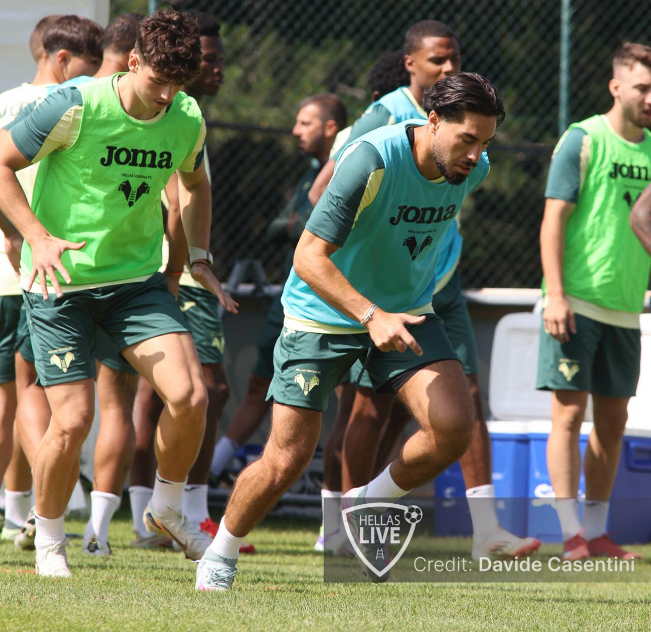 Hellas Verona, allenamento per i gialloblù