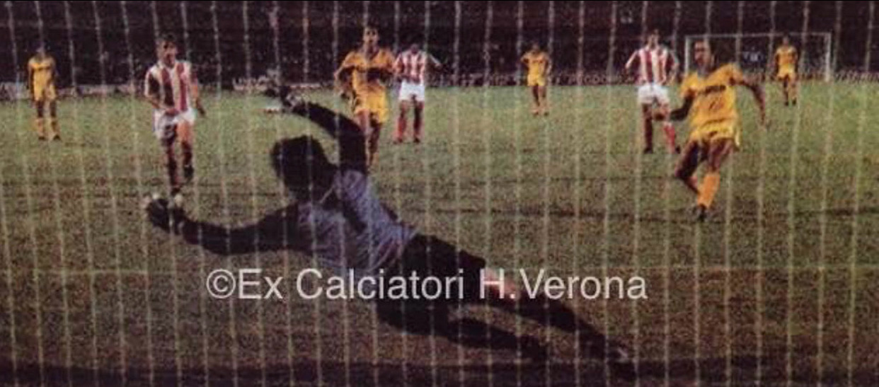 14 Settembre 1983, Hellas Verona-Stella Rossa Belgrado 1-0