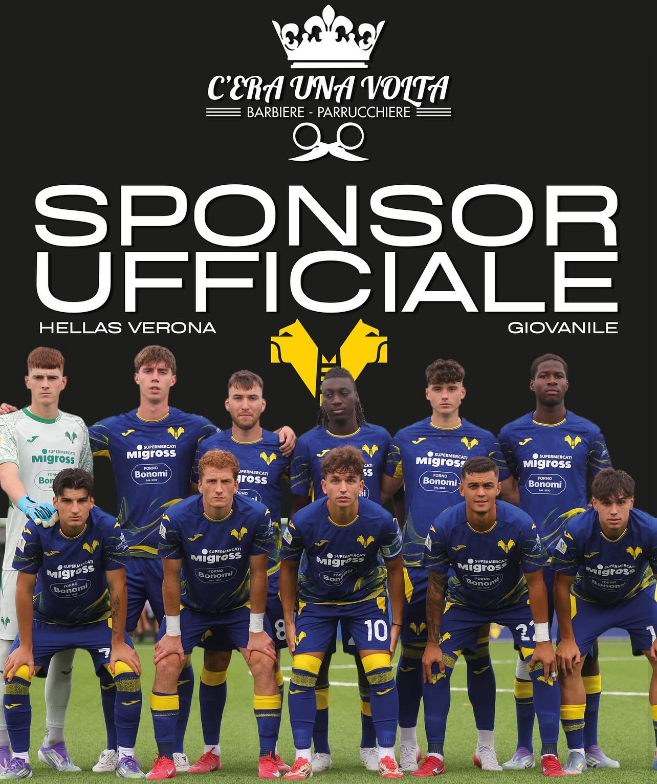 Hellas Verona, C’era Una Volta sponsor del Settore Giovanile