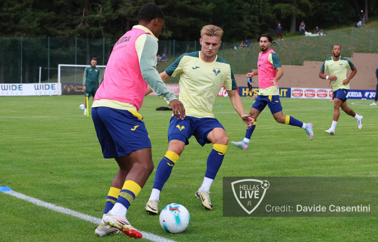 Hellas Verona, allenamento questa mattina