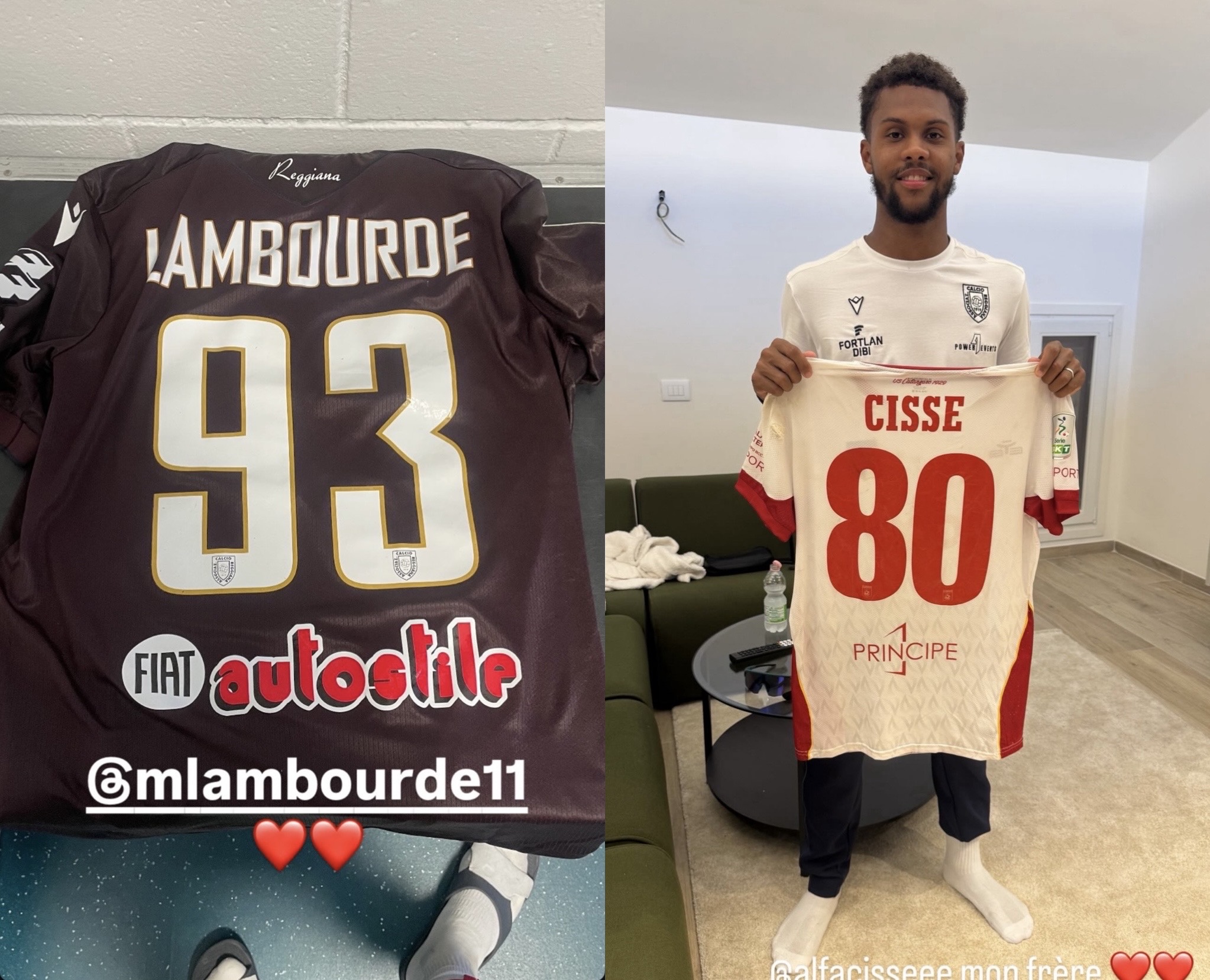 Reggiana-Catanzaro 2-2: protagonisti i prestiti gialloblù Cisse e Lambourde