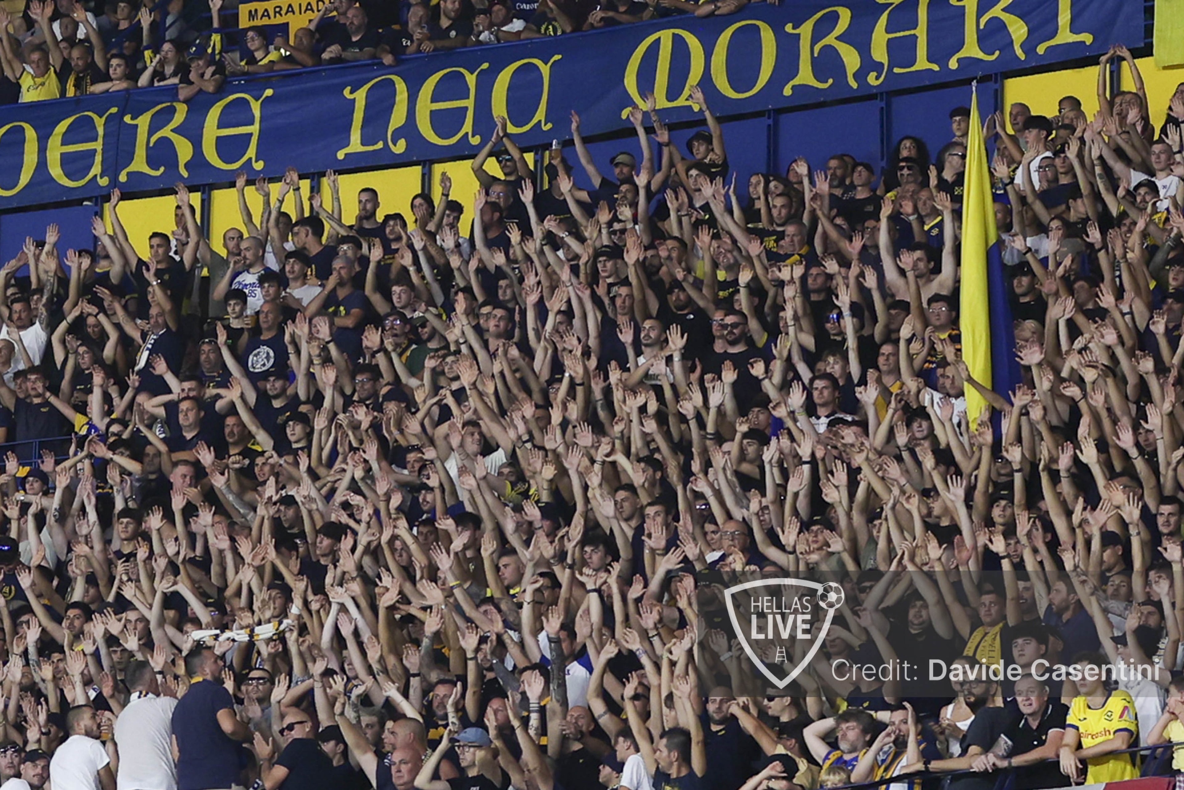 Hellas Verona-Juventus, 27.783 spettatori al Bentegodi