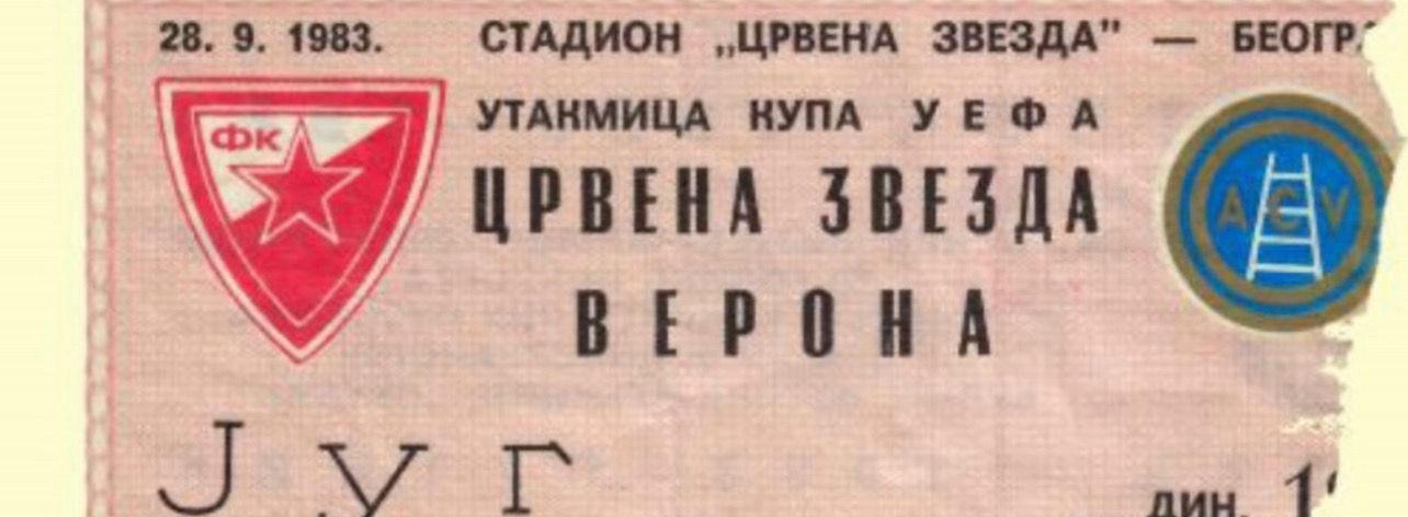28 settembre 1983, Stella Rossa-Hellas Verona 2-3