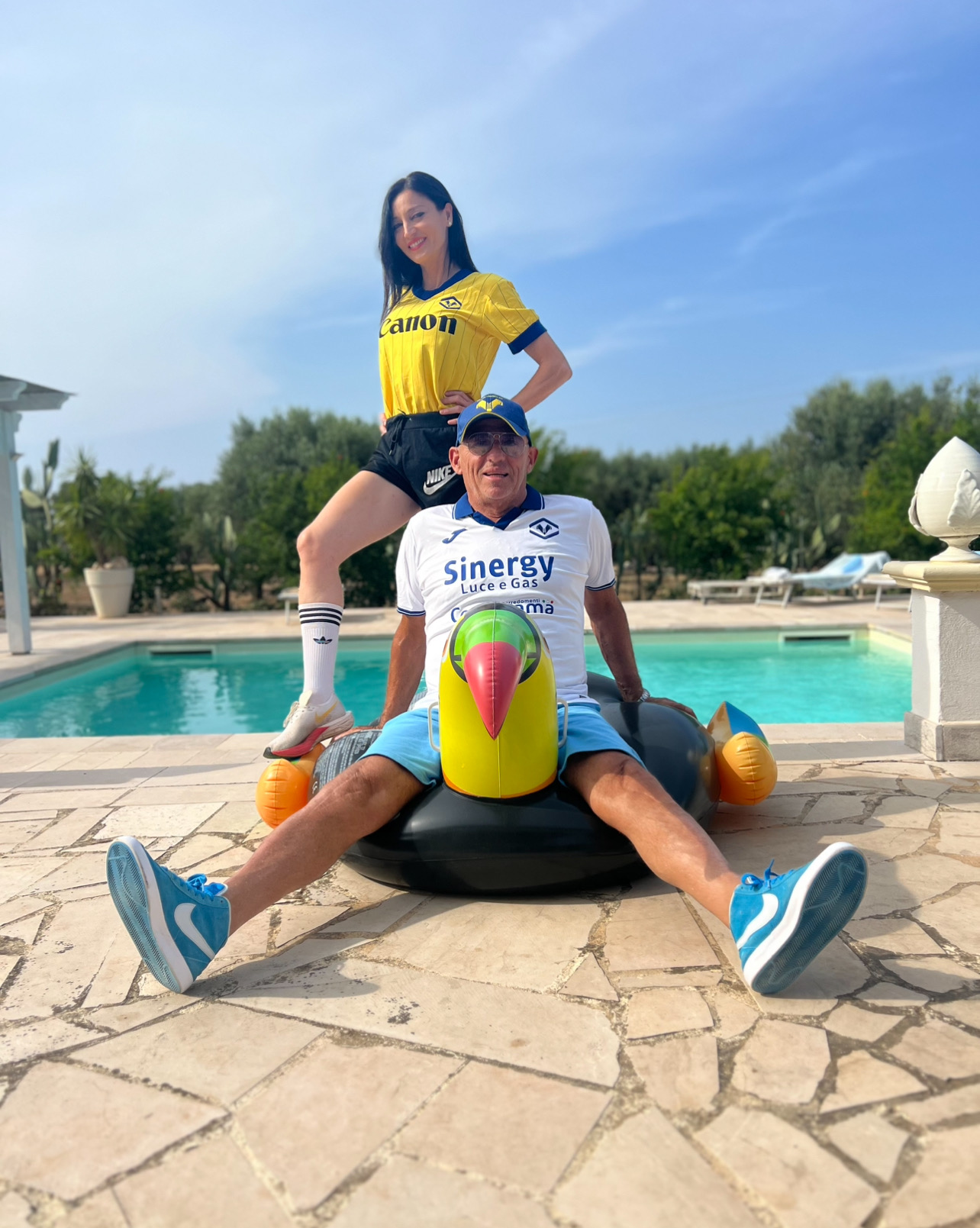 Aspettando la Verona Run Marathon: Luciano Bruni allena la moglie Gaetana Fasano