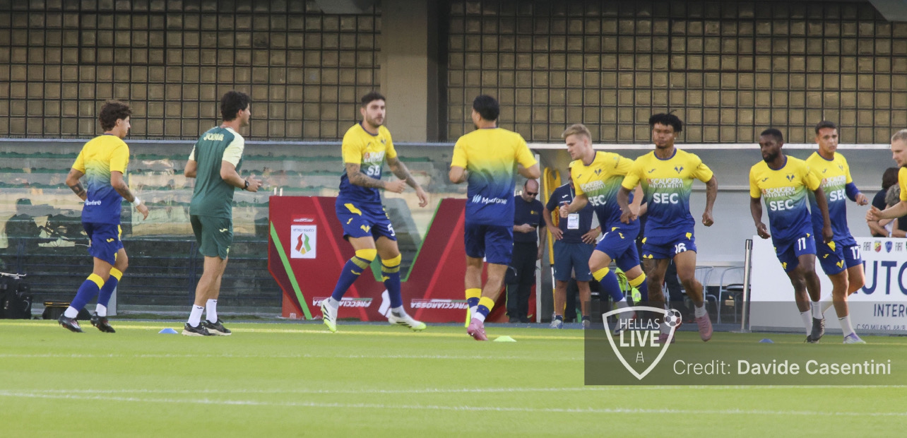 Hellas Verona, allenamento questo pomeriggio