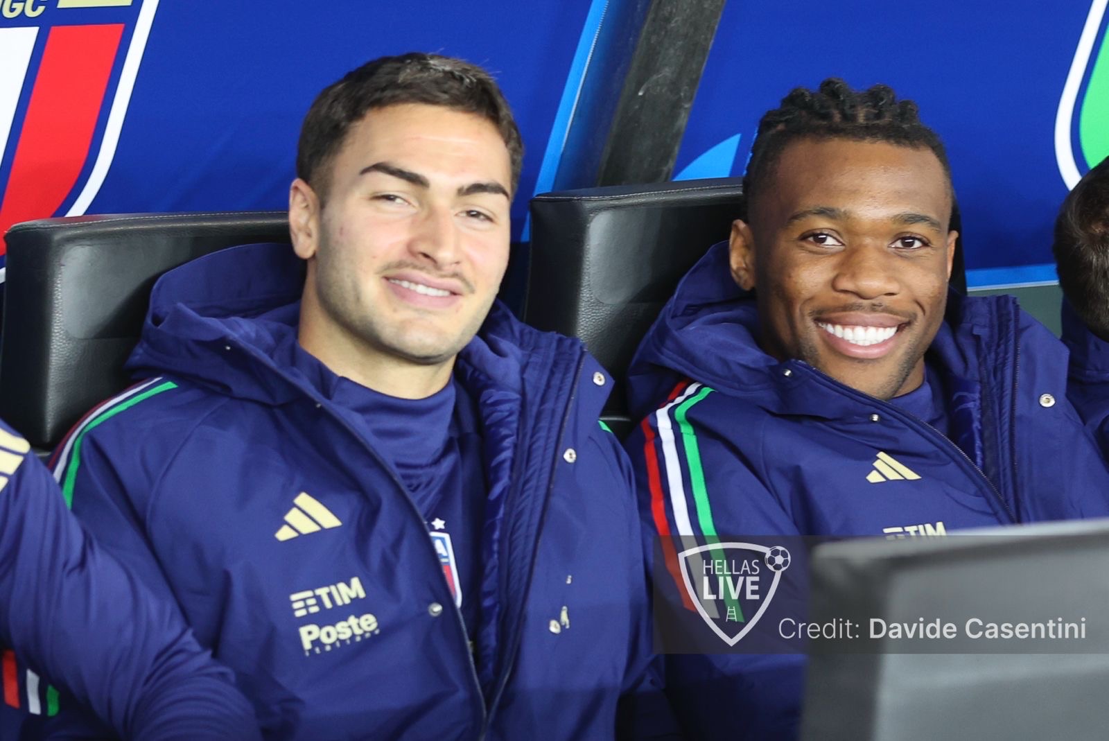 Sorrisi azzurri per i veronesi Coppola e Udogie