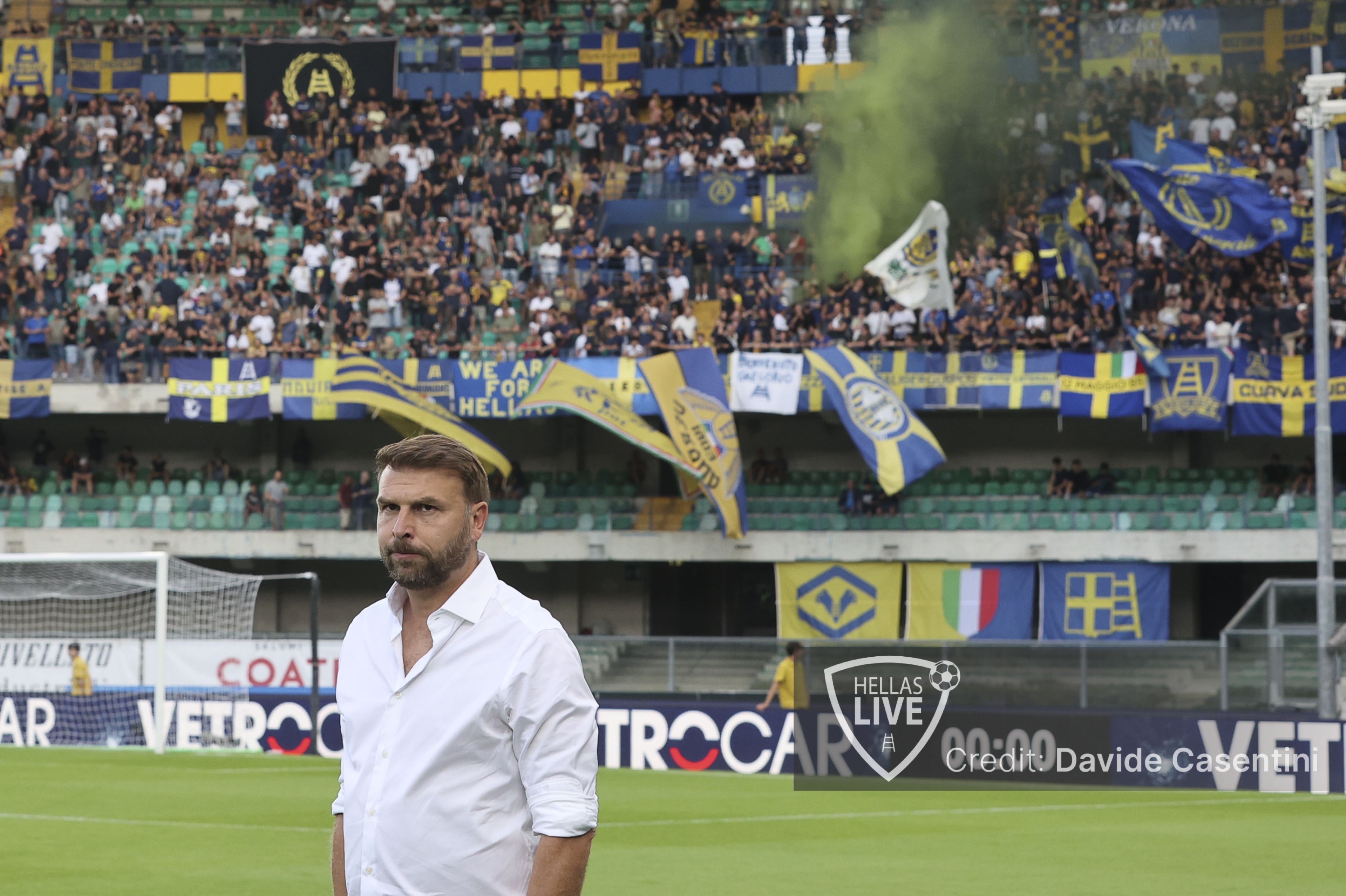 Hellas Verona, domani la partenza per Pisa