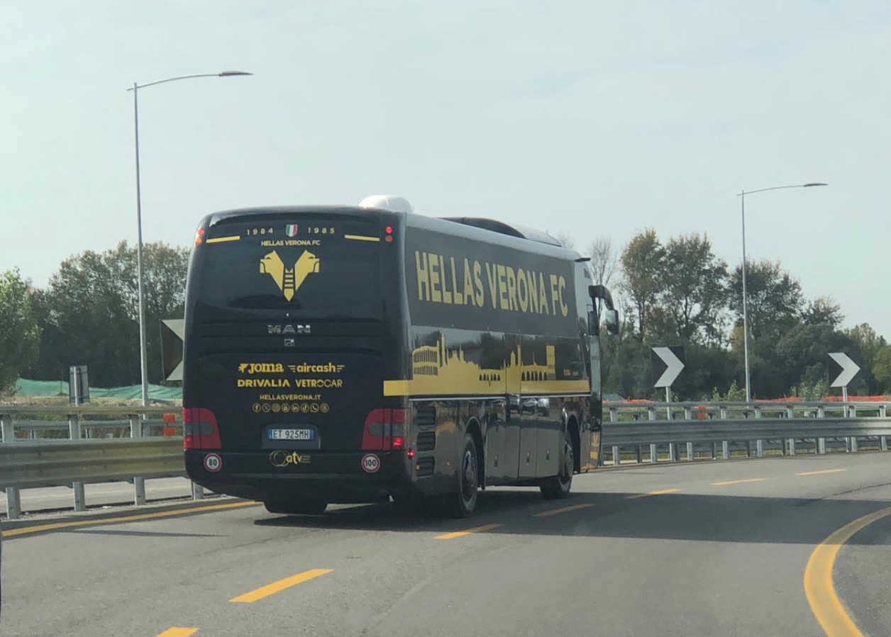 Hellas Verona, direzione Pisa. Forza gialloblù!