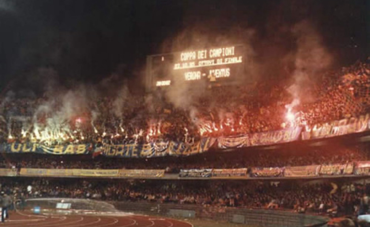 23 Ottobre 1985, il primo derby italiano in Europa. Hellas Verona-Juventus 0-0