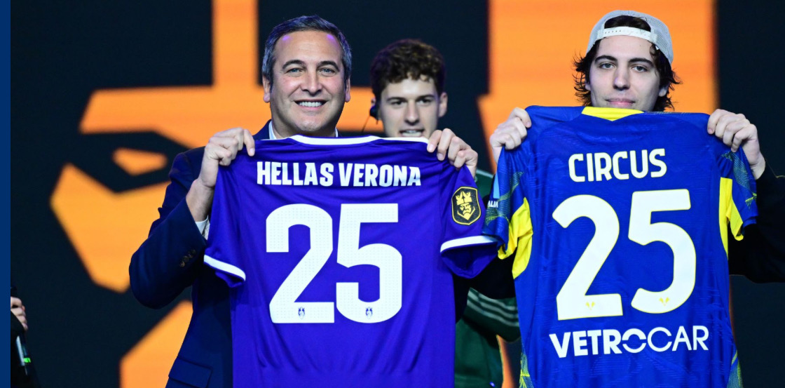 Hellas Verona in campo con i Circus FC nella Kings League Lottomatica.sport