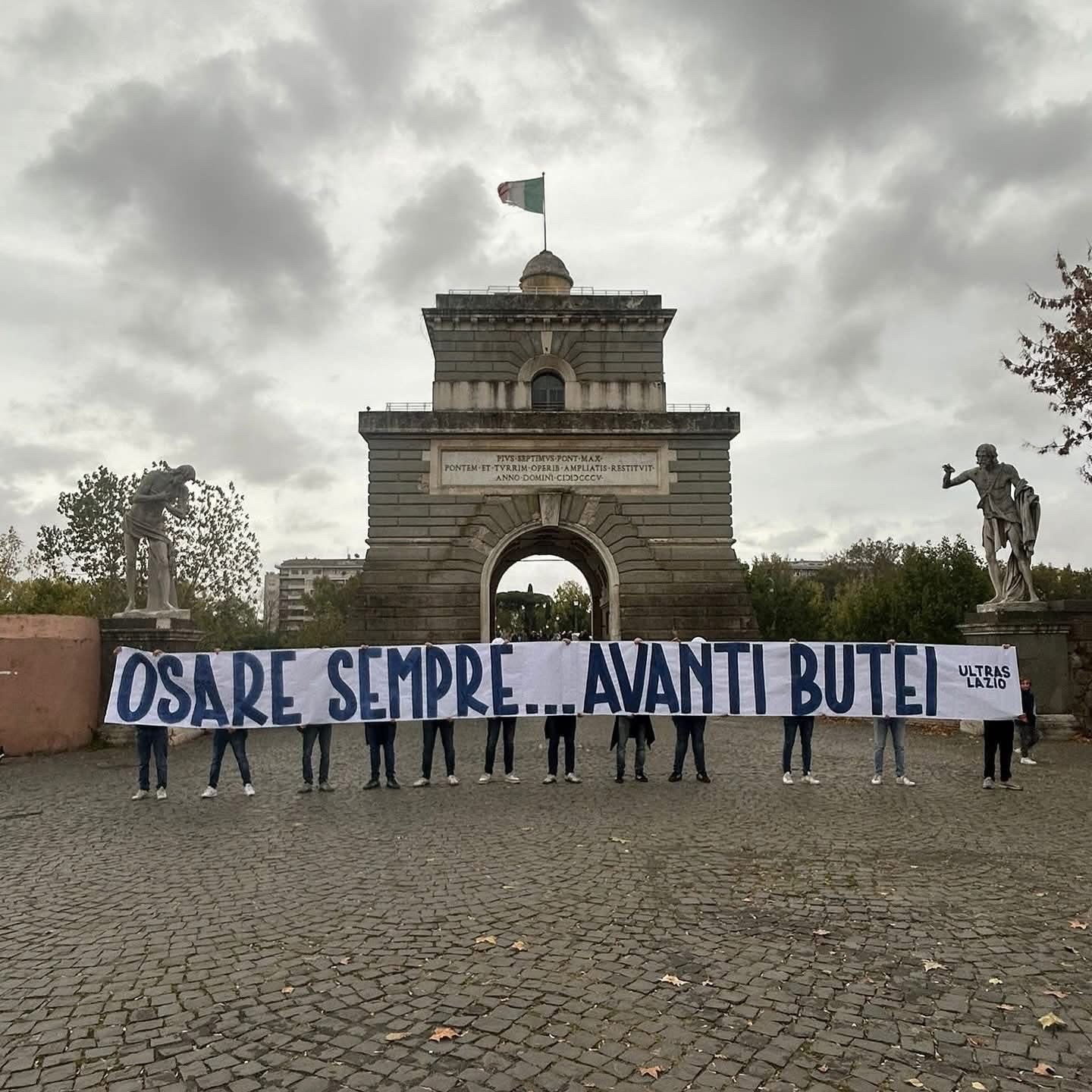 Osare sempre… Avanti butei. Ultras Lazio