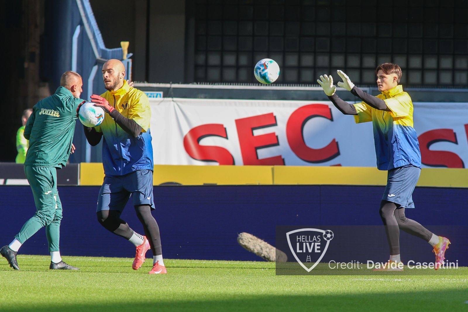 Hellas Verona, allenamento questa mattina