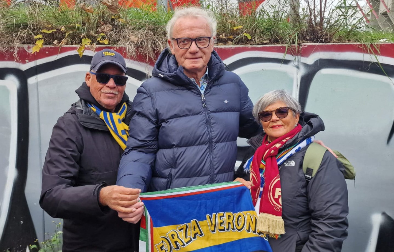 Dal Fritz-Walter-Stadion, forza Hellas Verona!
